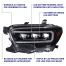 2016-2023 Toyota Tacoma Sequential LED Projector Headlights with Amber DRL Pair Form Lighting - FL0076
