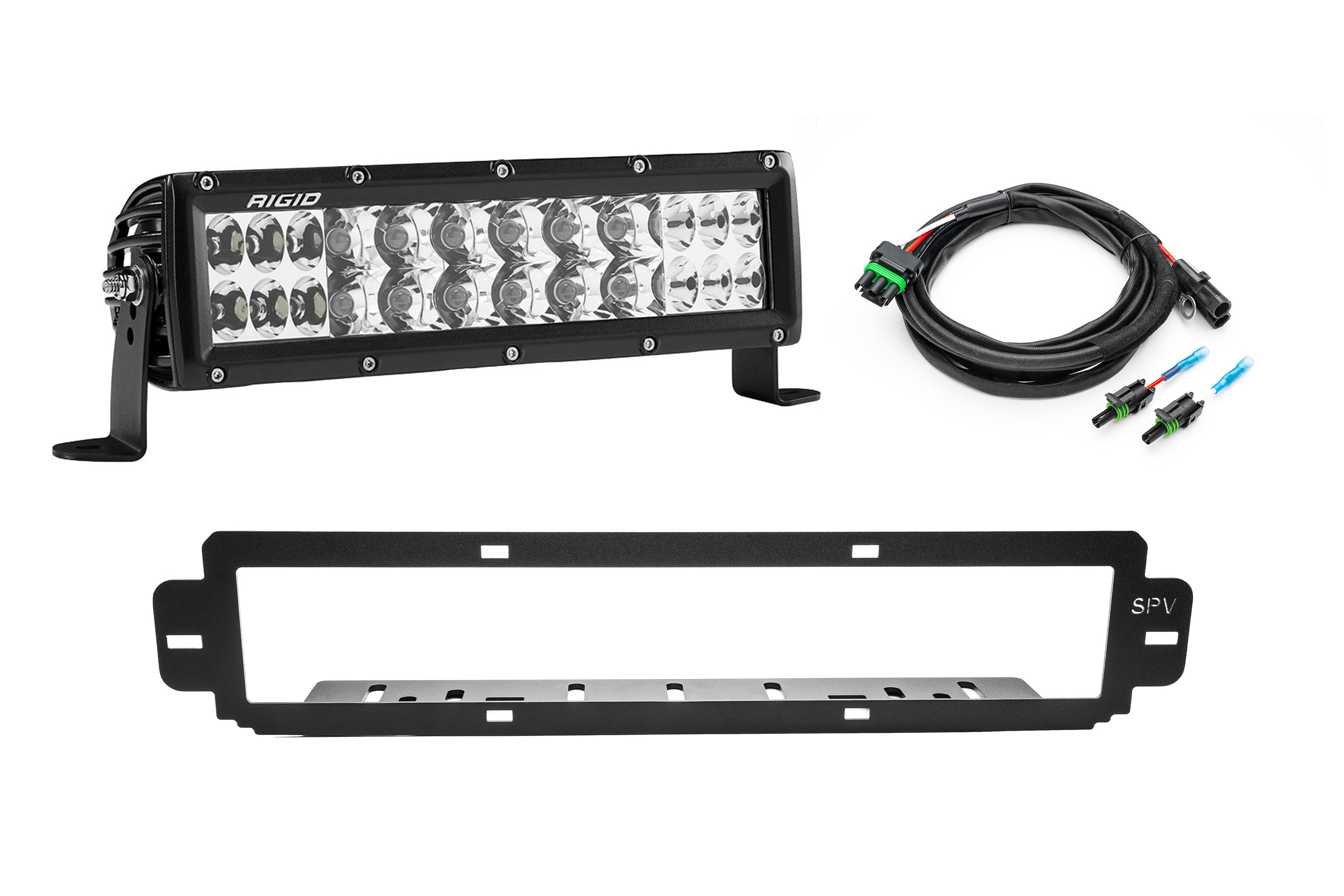 SPV Parts 2021-2025 Ford F-150 Raptor BUMPER Grille Rigid E Series or Radiance Light Bar Kit (Works with BOTH Bumpers)