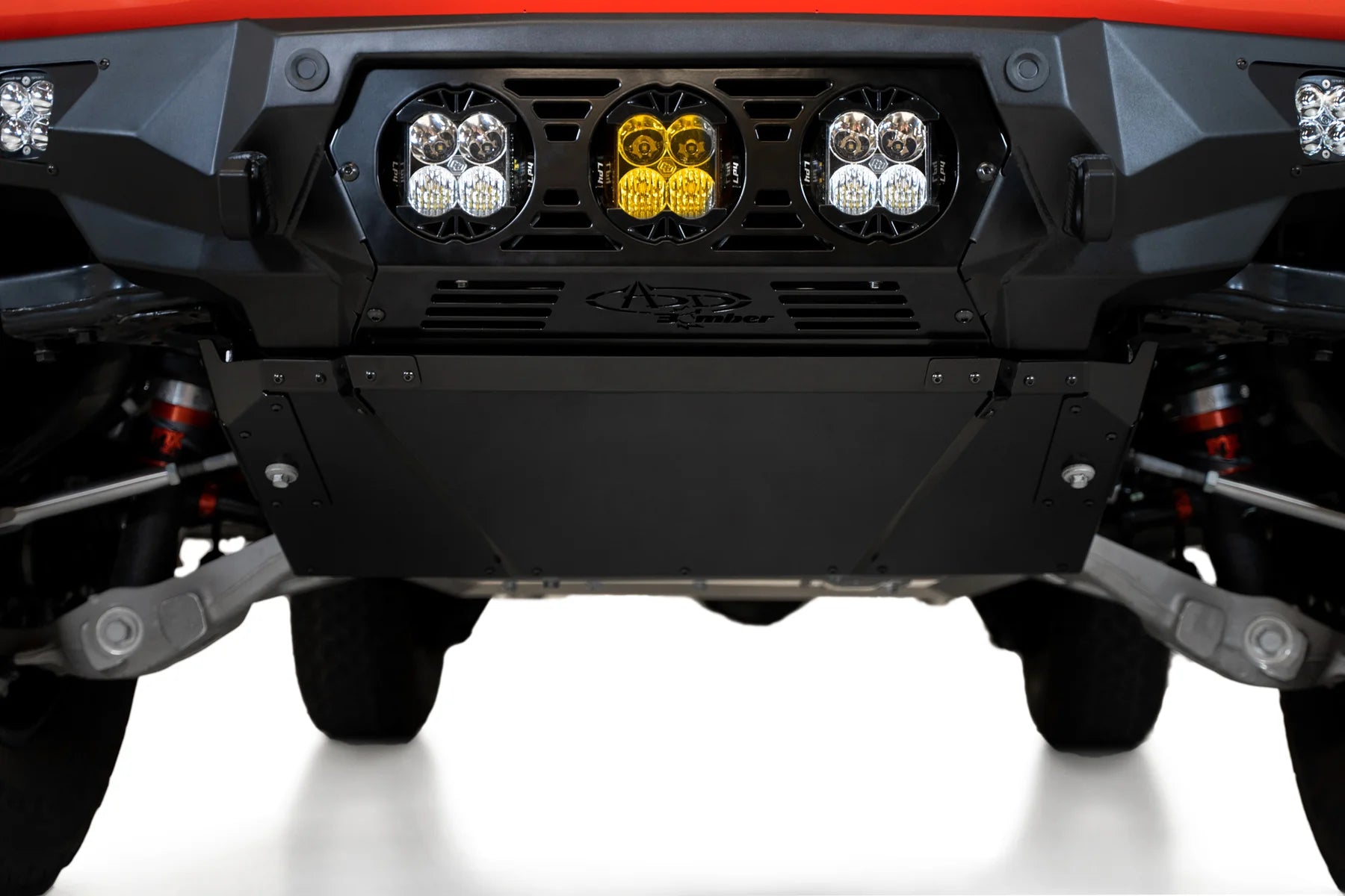 Addictive Desert Designs (Add) 2022+ Ford Bronco RAPTOR Bomber & Rock Fighter Front Bumper Skid Plate - AC26005NA03