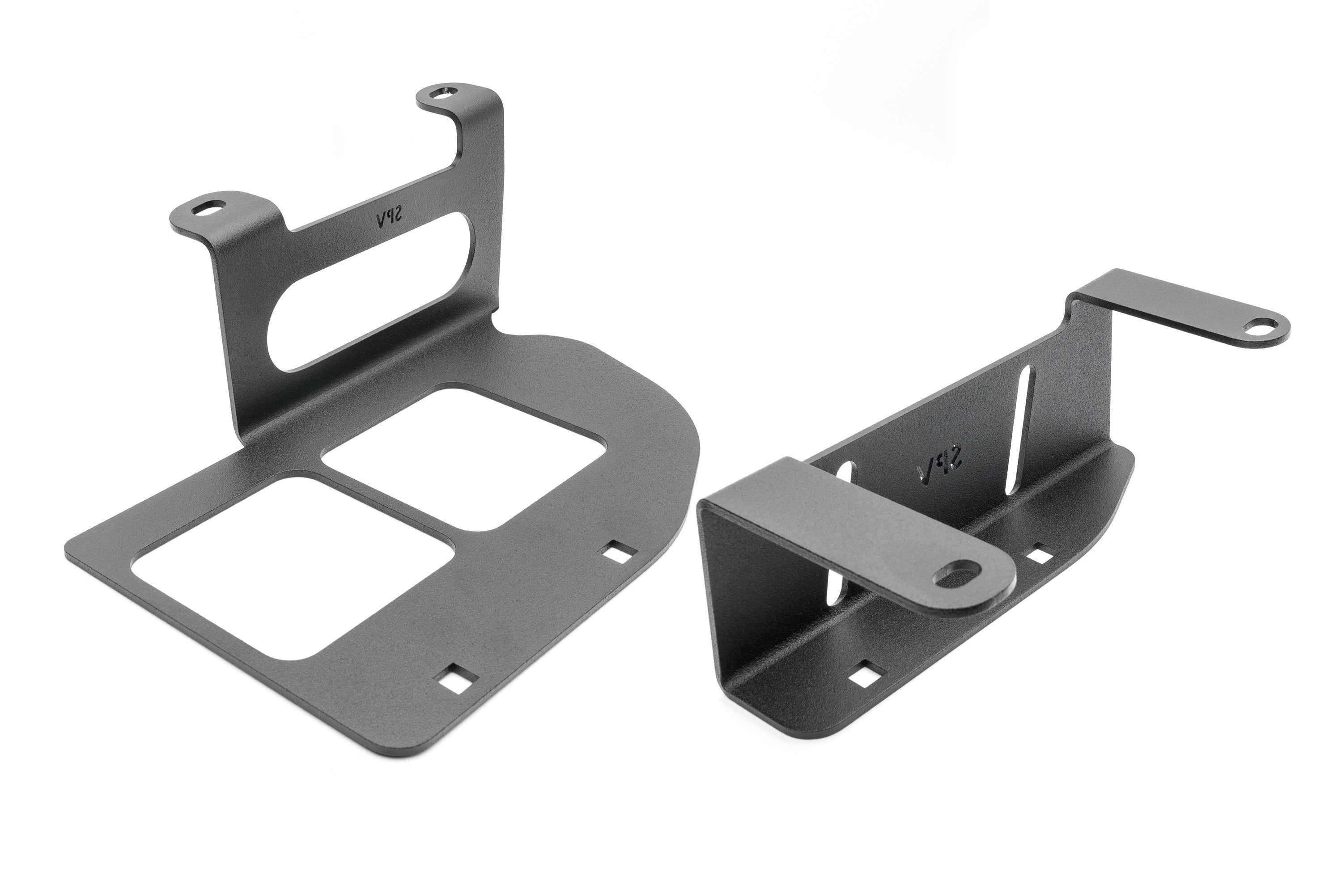 SPV Parts 2022 UP Ford Bronco Dual Capable Bumper Fog BRACKETS (Mounts ONLY. Lights sold separately)
