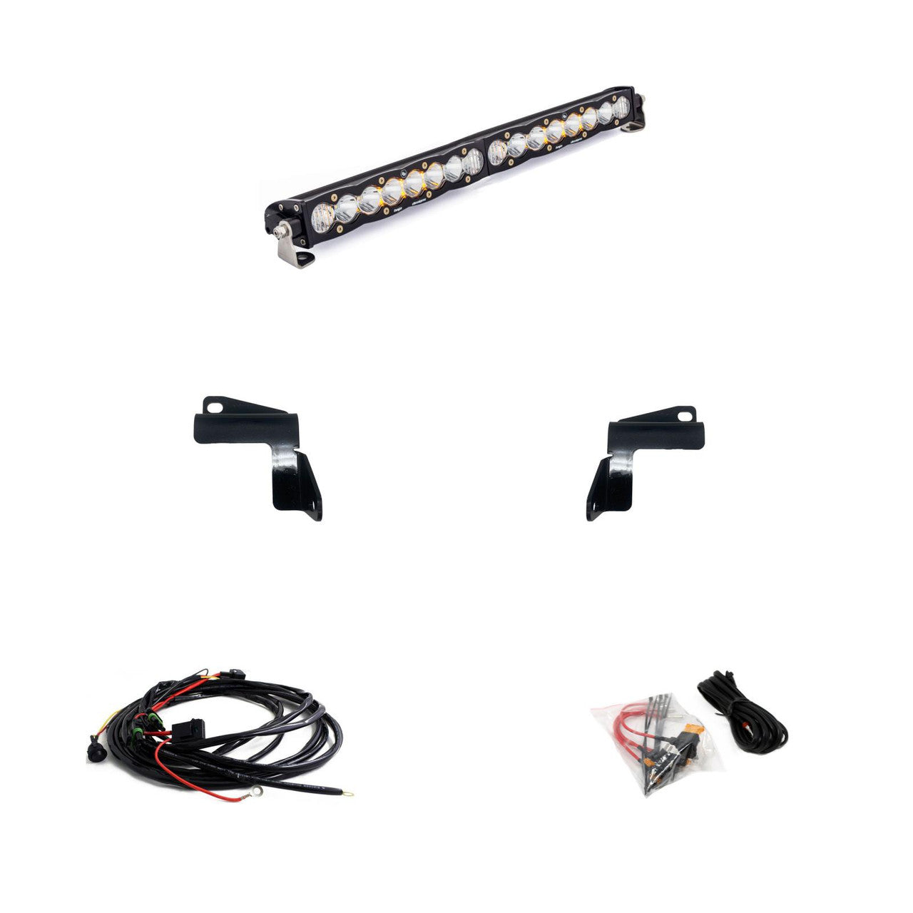 20-22 GMC S8 20 Inch Bumper Light Bar Kit - GMC 2020-22 Sierra 2500HD/3500HD