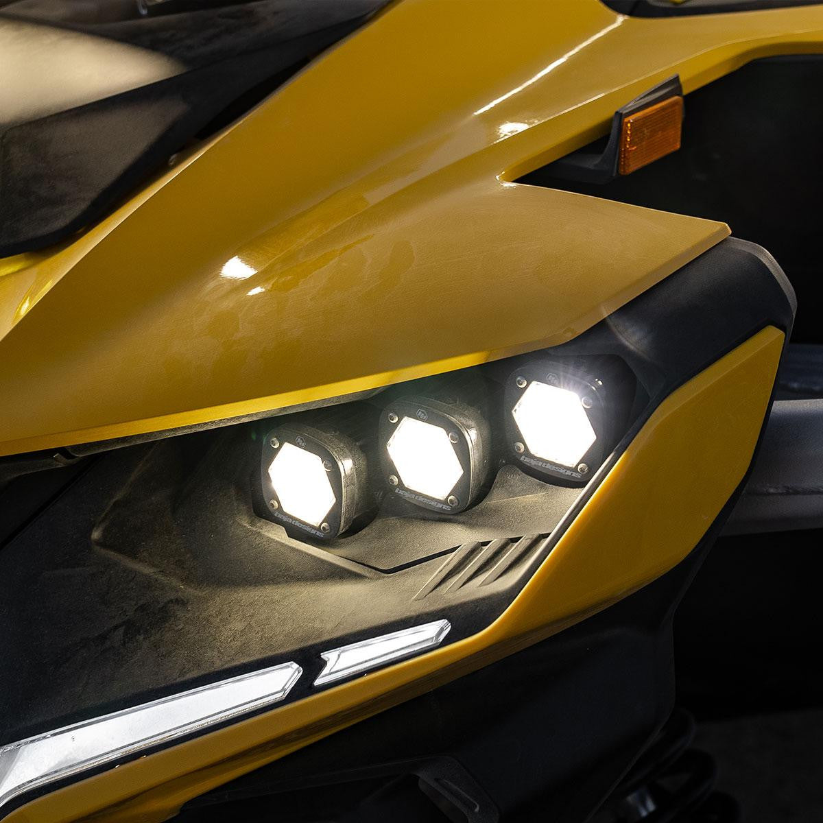 2024 Can-Am Maverick R Triple S1 "Unlimited" Headlight Kit - Baja Designs