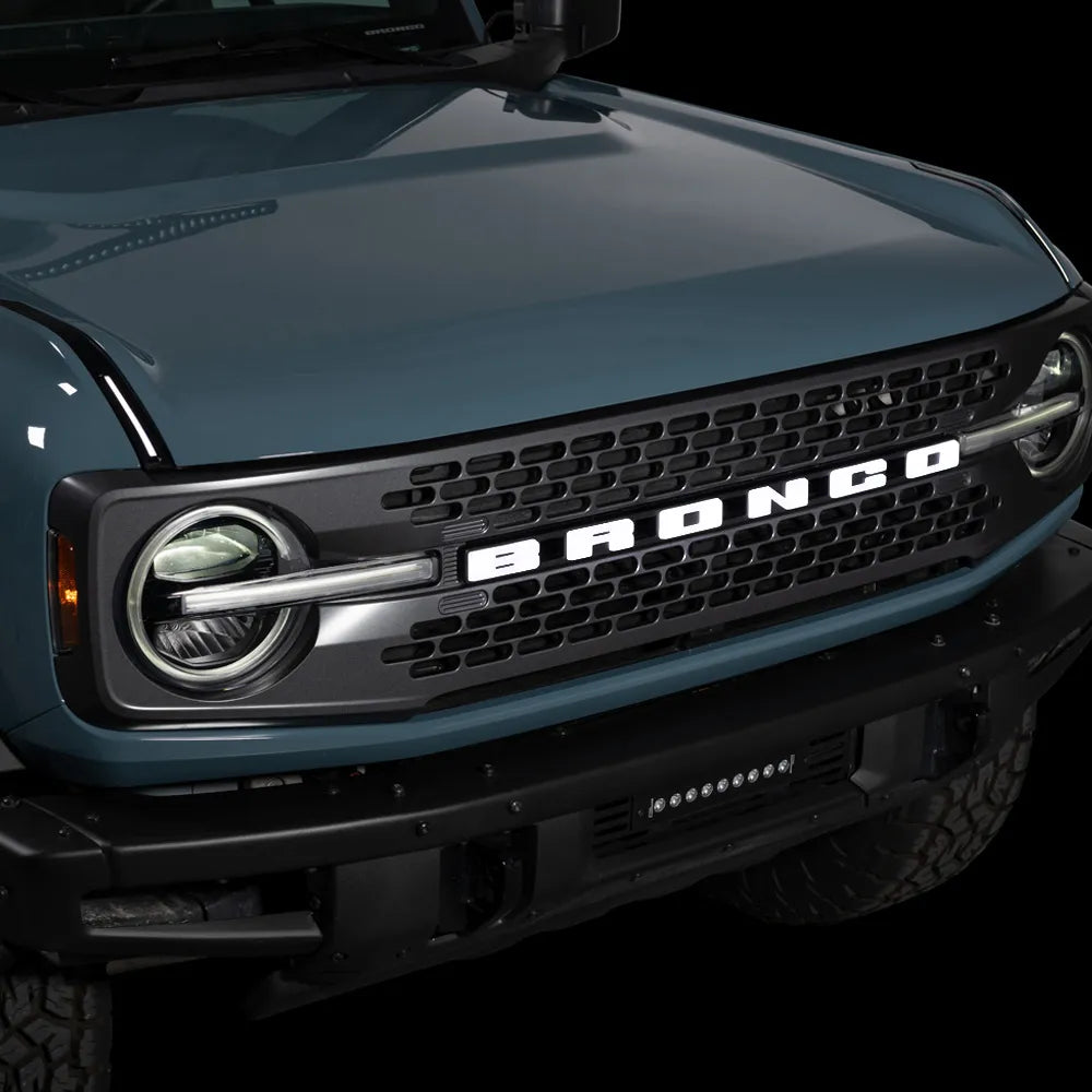 Putco Luminix Ford Bronco LED Grille Emblem - Fits Ford Bronco 2021-20
