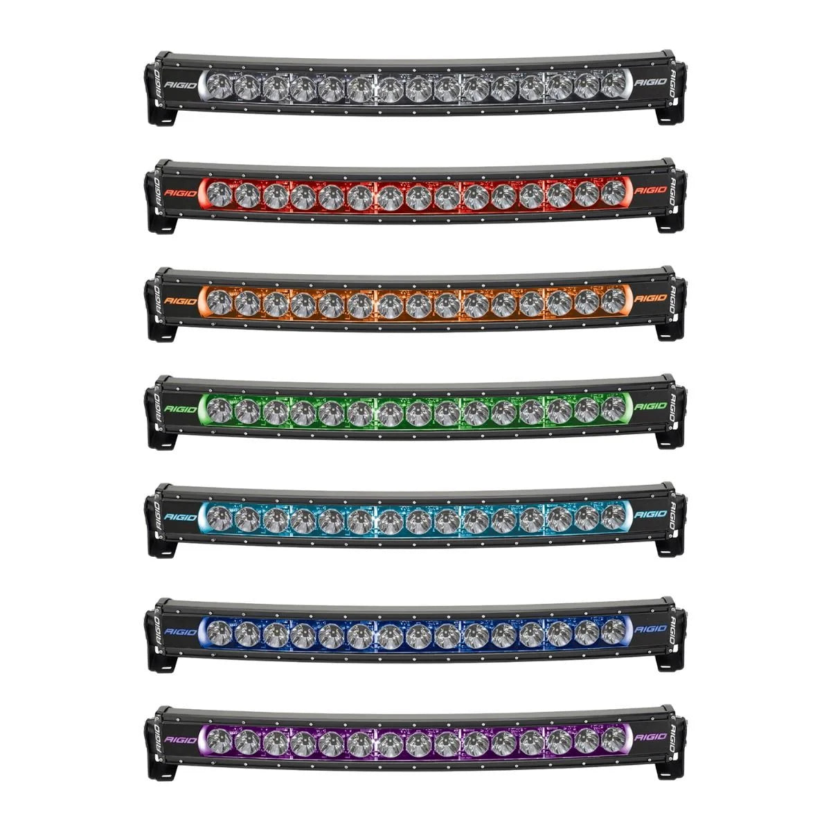 Radiance+ Curved Light Bar Various Color Backlights New RGBW