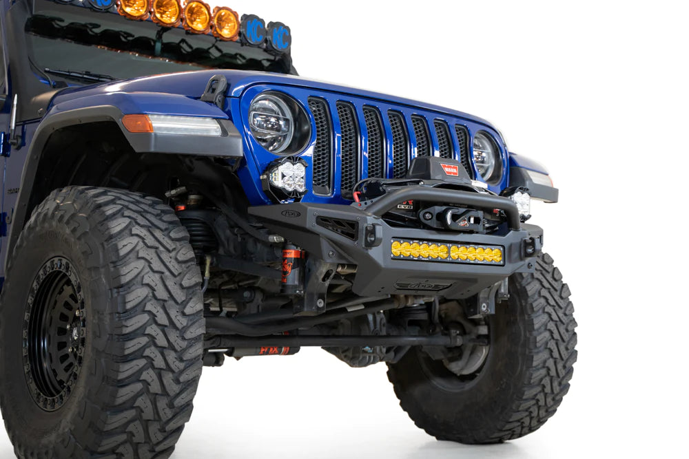 Addictive Desert Designs (ADD) 2018-2023 JEEP JL/JT Rock Fighter Front License Plate Bracket AC9602401NA