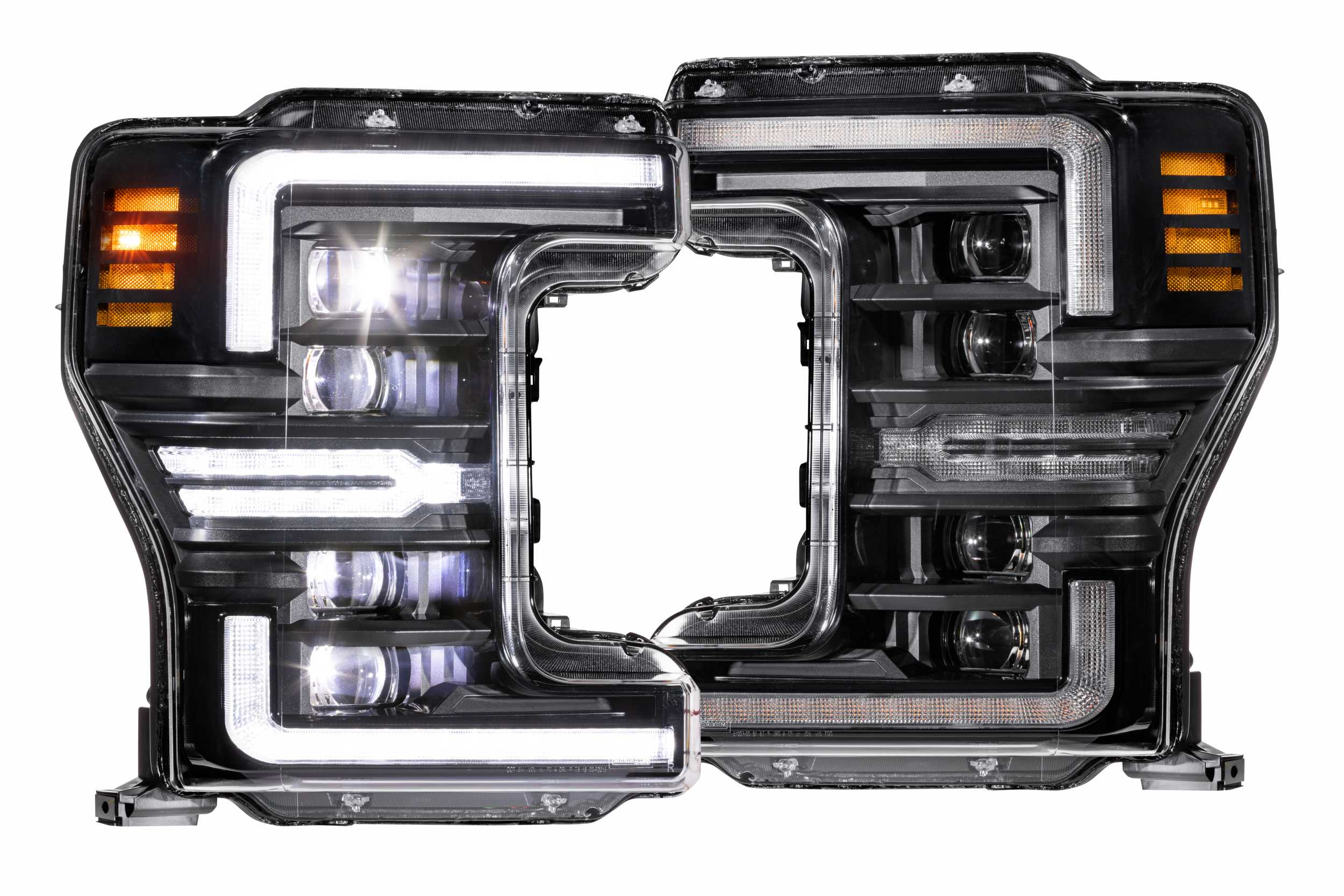 Morimoto XB LED Headlights: Ford Super Duty (17-19) (Pair / White DRL) (GEN 2) - LF503.2-ASM