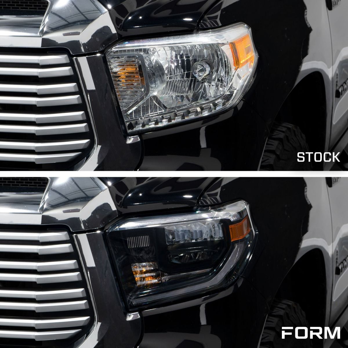 2014-2021 Toyota Tundra LED Reflector Headlights Pair Form Lighting - FL0002