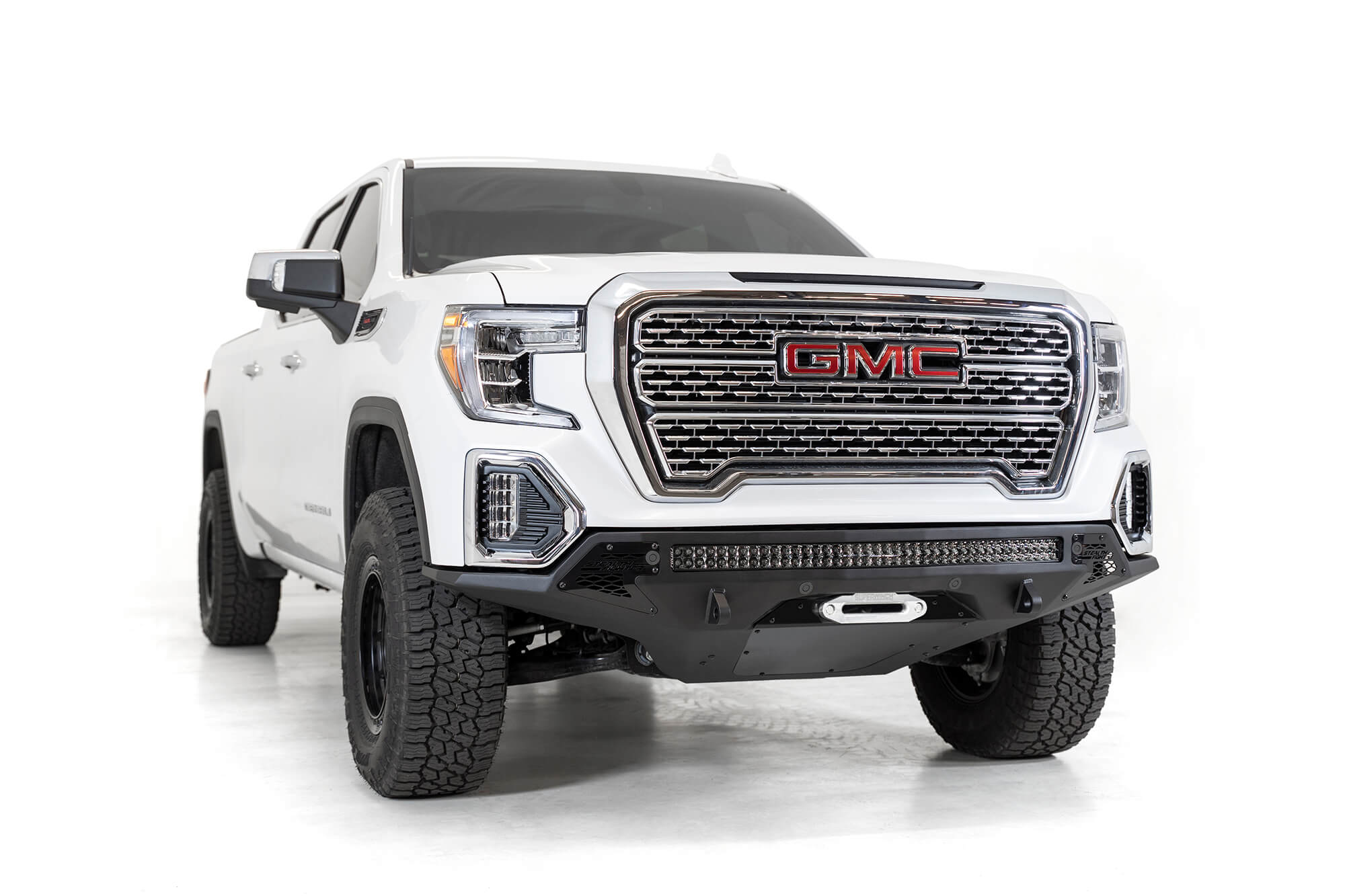 Addictive Desert Designs | Heritage | 2019-2021 GMC SIERRA 1500 STEALTH FIGHTER WINCH FRONT BUMPER - F471423030103