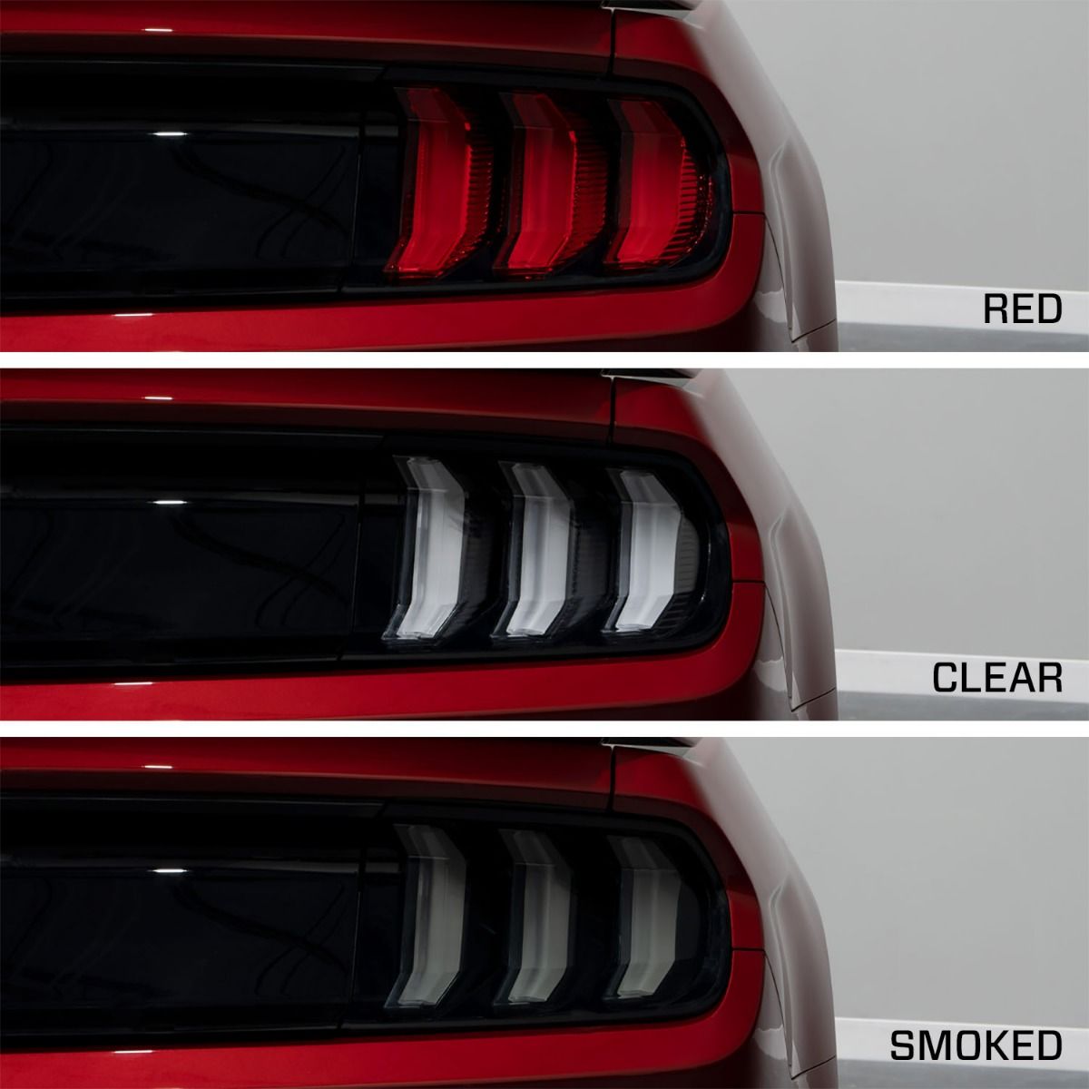 2015-2023 Ford LED TailLights Red, or Smoked Lens Pair