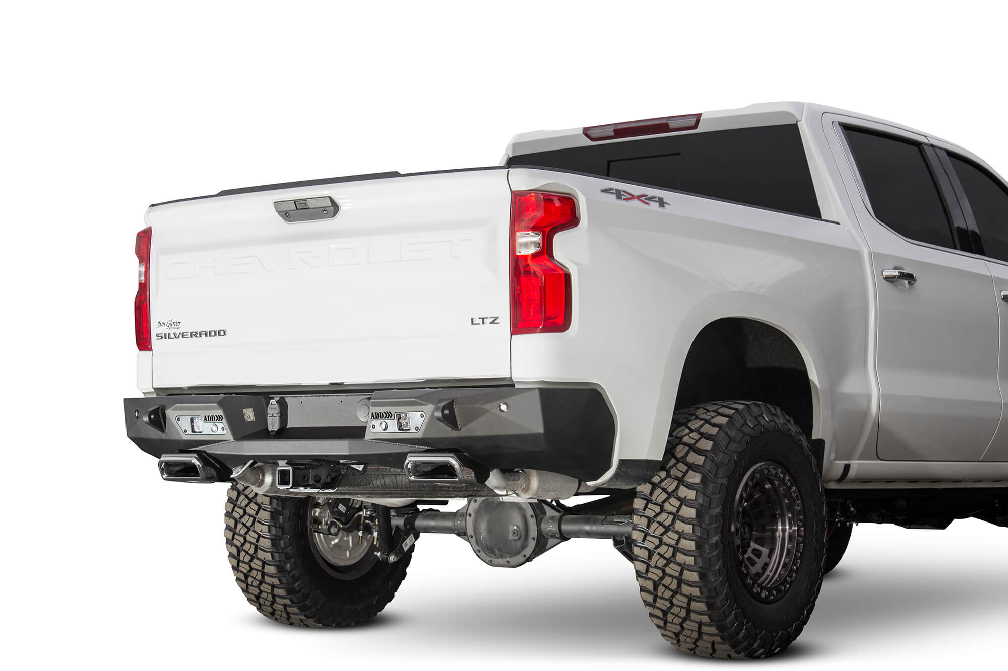 Addictive Desert Designs 2019 - 2021 CHEVY/GMC 1500 STEALTH FIGHTER REAR BUMPER W/ EXHAUST TIPS - R441051280103