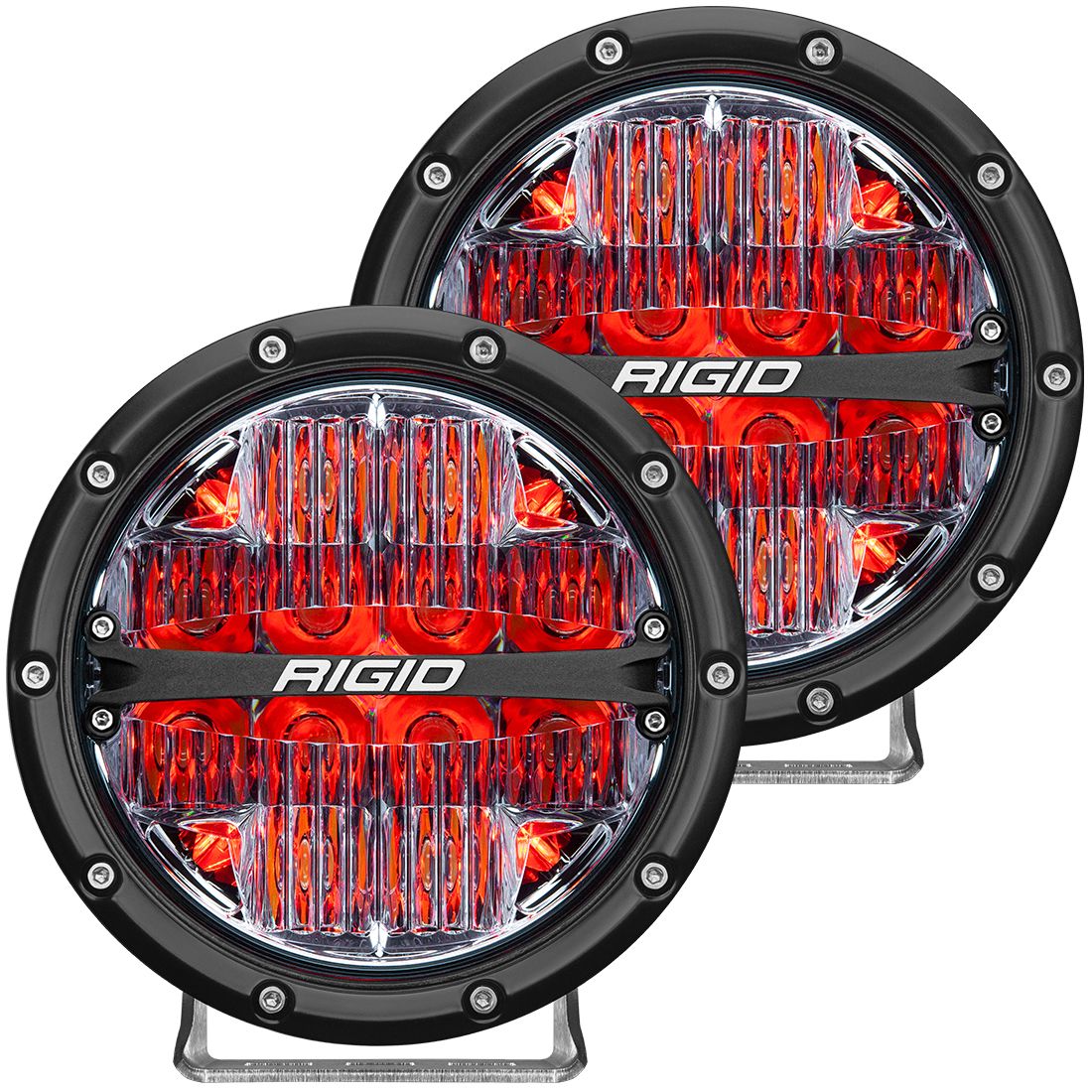 Rigid 360 - Series 6" Round Pair of Lights