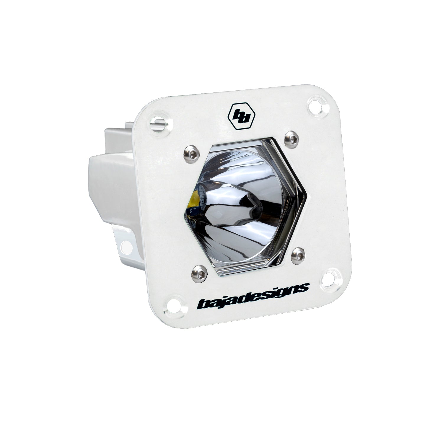 Baja Designs S1 (FLUSH MOUNT) (WHITE CASE) LED Lights (Sold in Singles