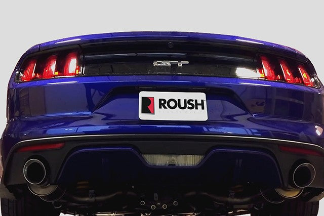 ROUSH 2015-2017 Mustang 5.0L V8 Exhaust Kit - Round Tip (304SS) - 421834