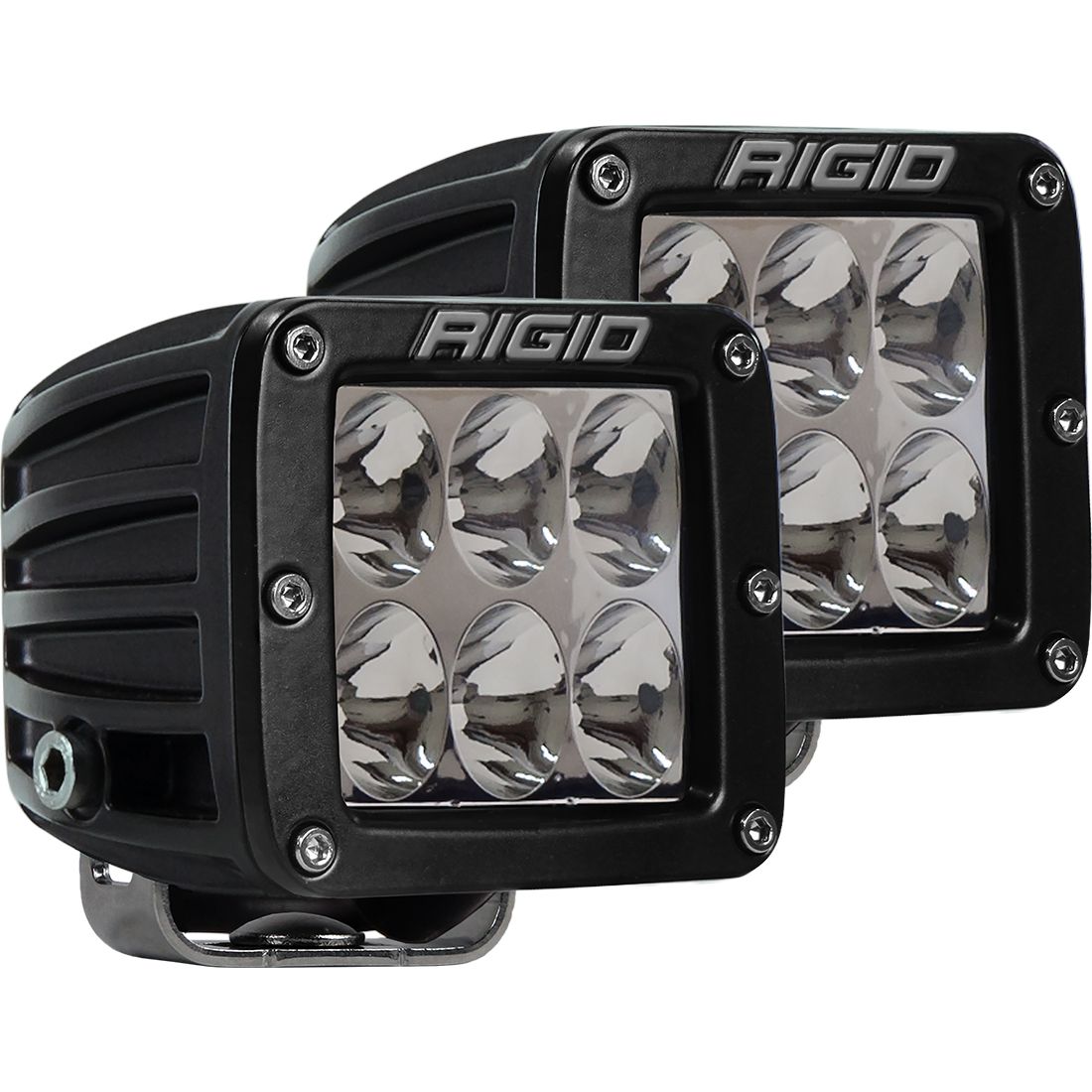 Rigid D-Series POD Flood Pair Black Case/White Light #502513