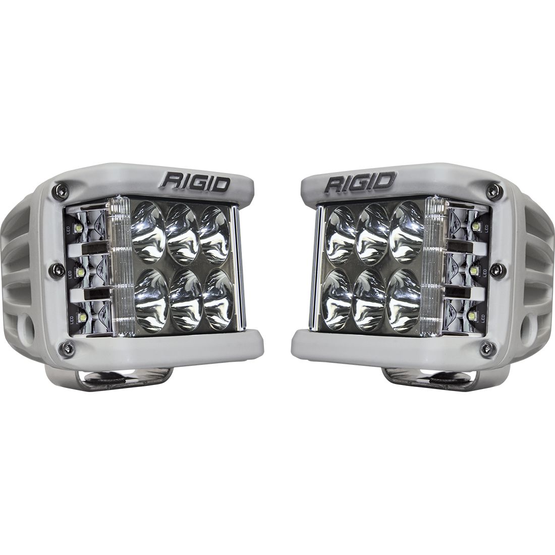 Rigid Industries D-SS Series Pro WHITE CASE SIDESHOOTERS (SOLD IN PAIRS)