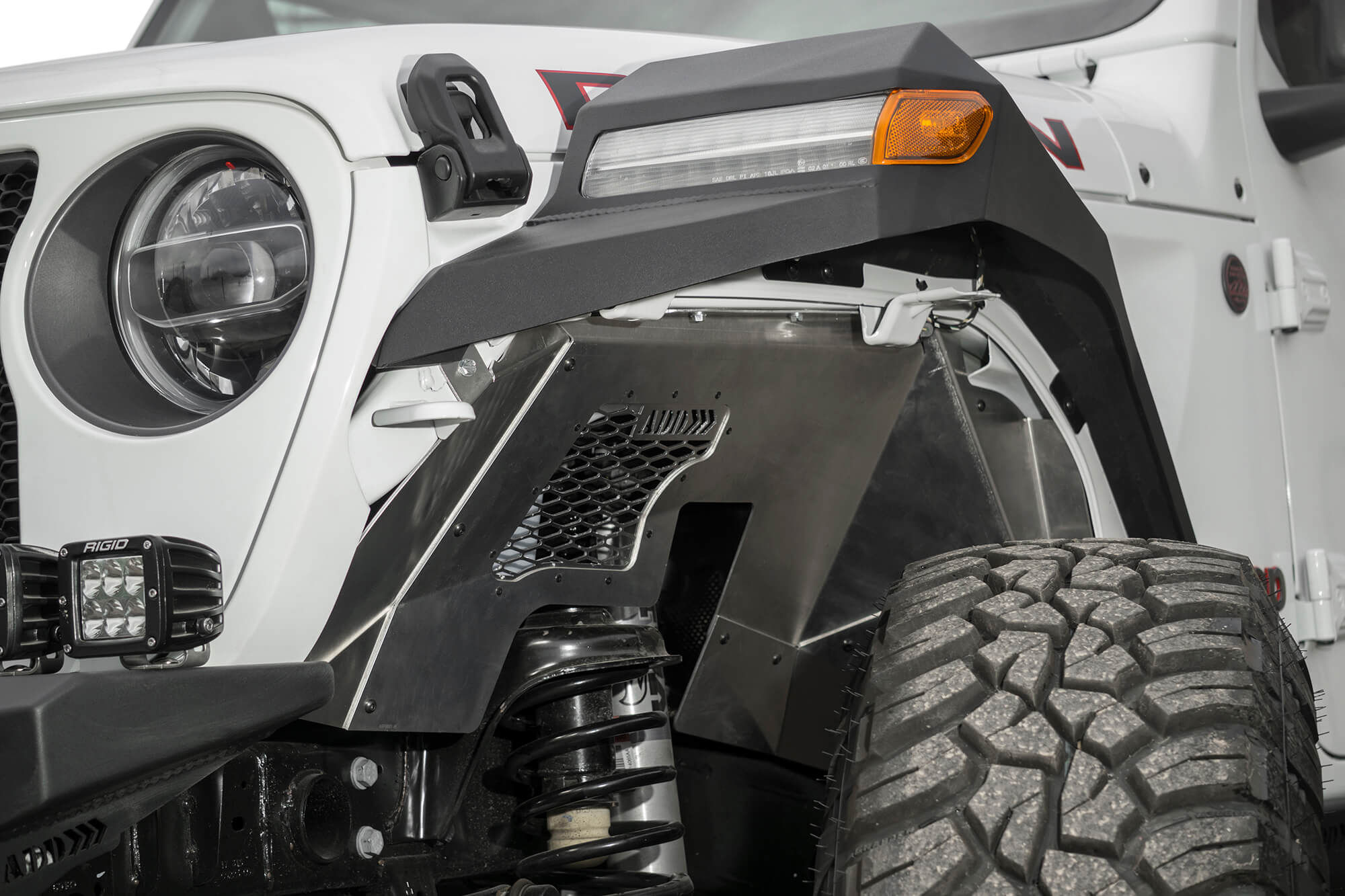 Addictive Desert Designs | Heritage | 2018 - 2023 JEEP JL/JT ROCK FIGHTER FRONT INNER FENDER LINERS - D96164400NA