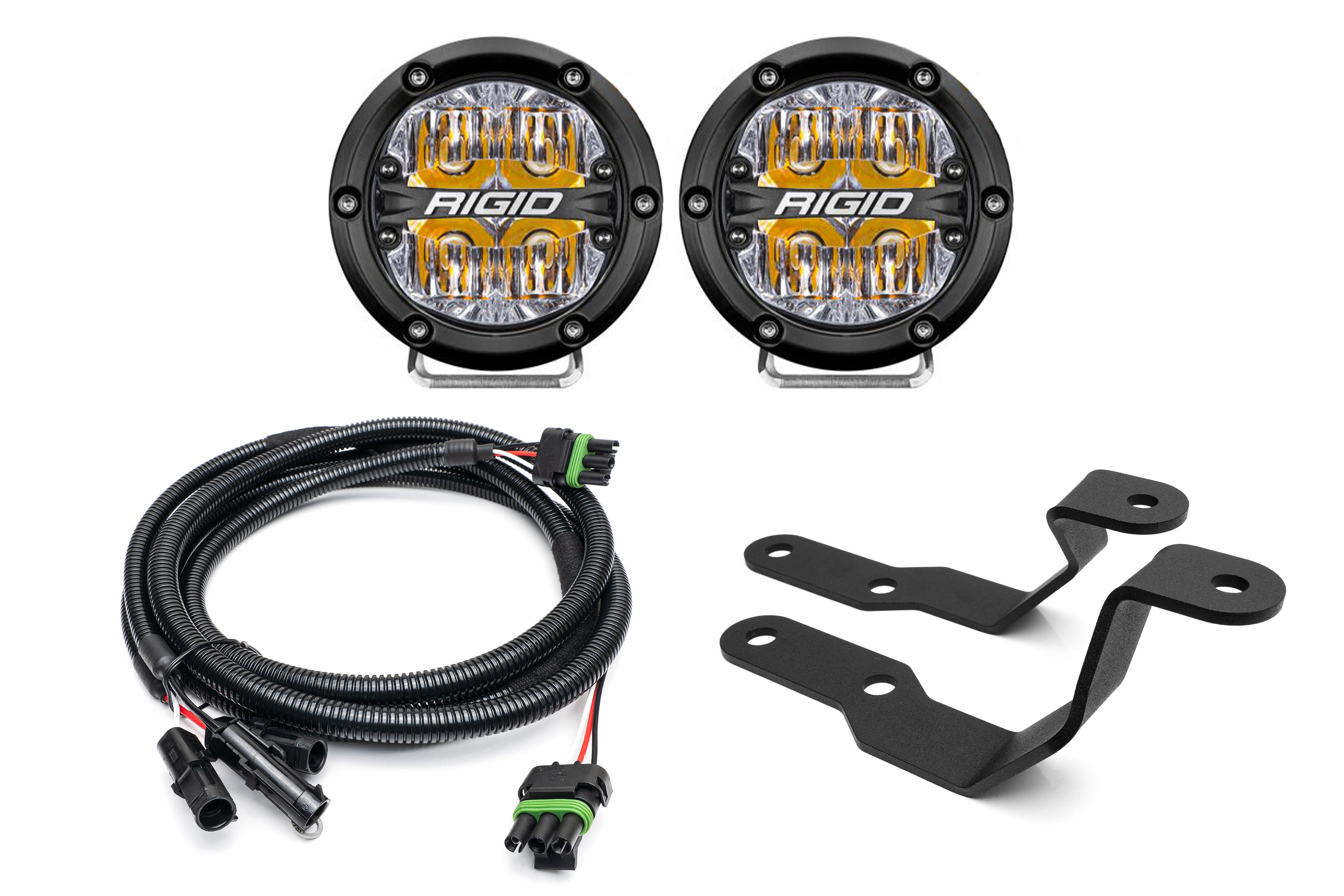 SPV Parts 2019-2022 Ford Ranger A-Pillar Light Kit w/ Rigid Choice of Lights by SPV Parts
