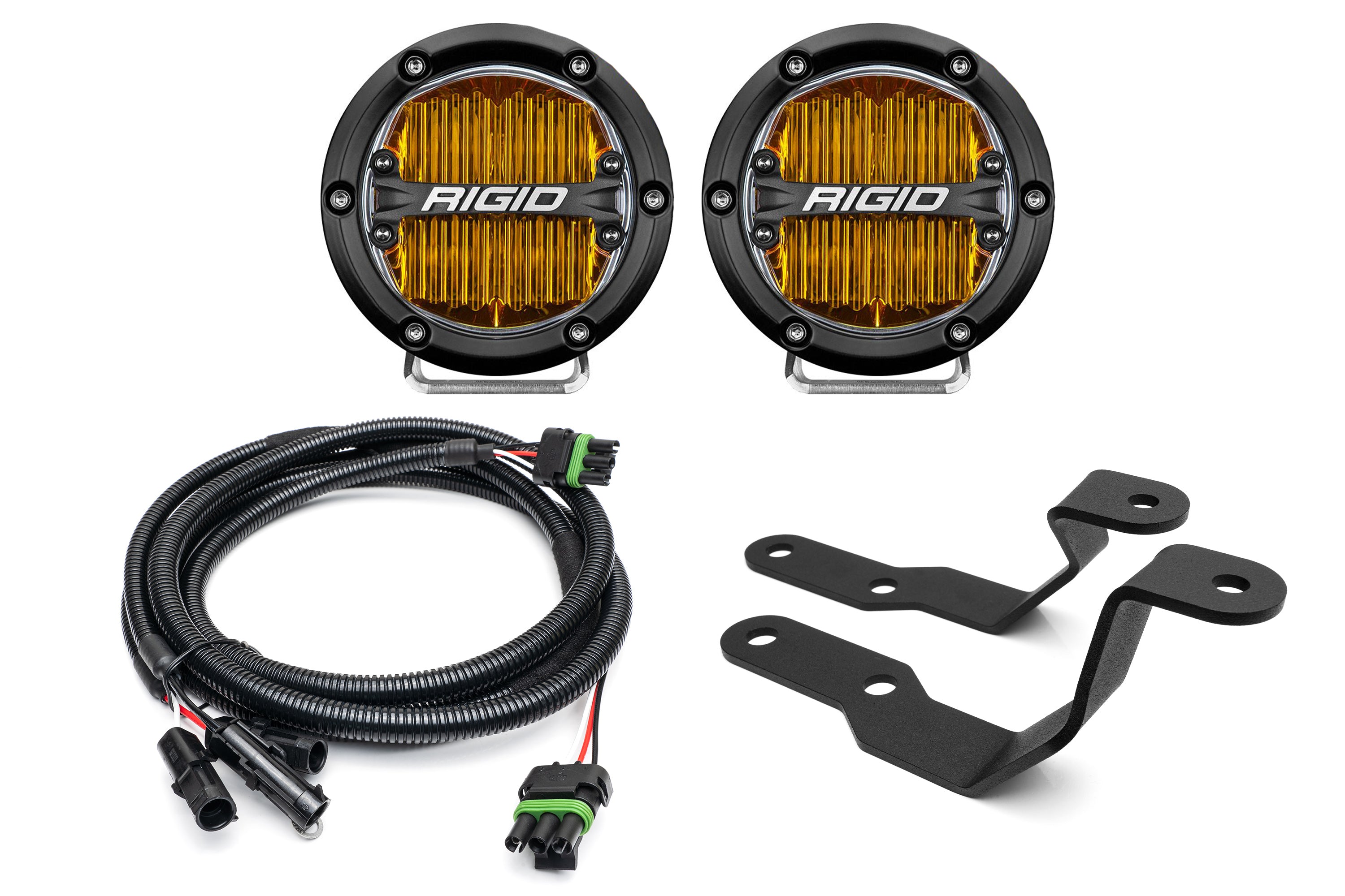 SPV Parts 2019-2022 Ford Ranger A-Pillar Light Kit w/ Rigid Choice of Lights by SPV Parts