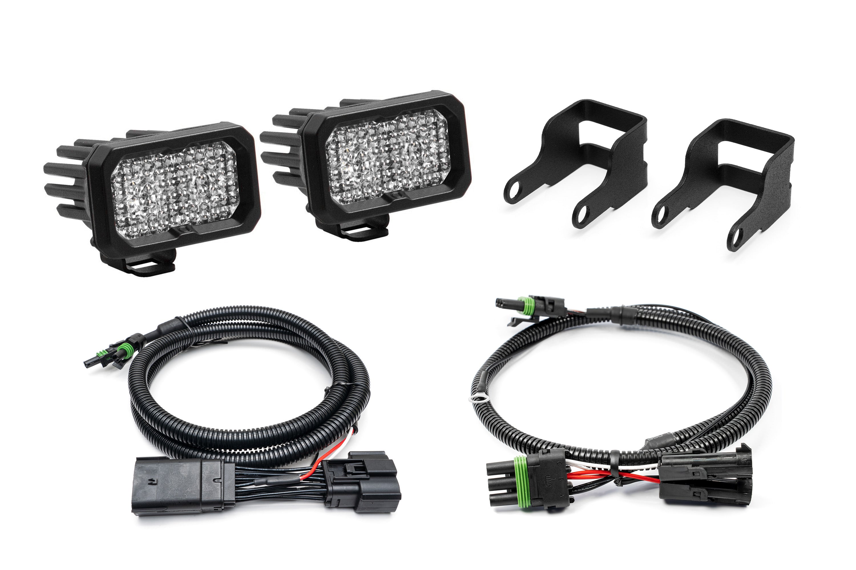 SPV Parts 2021-2024 Ford F-150 Raptor Rear Diode Dynamics SS2 Series Reverse Light Kit (No Drill) Red Backlight Rear LED