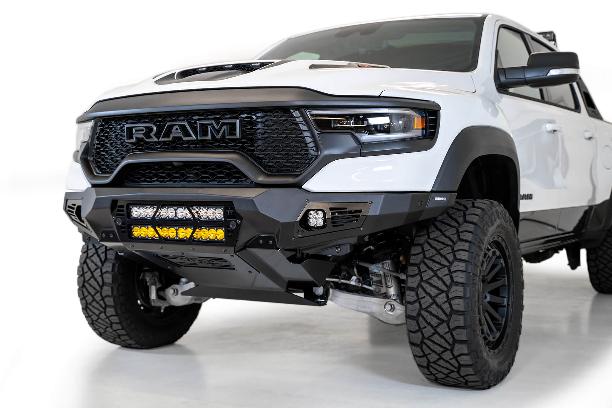 Addictive Desert Designs 2021 RAM 1500 TRX BOMBER FRONT BUMPER (20 INCH LIGHTS) - F620012140103