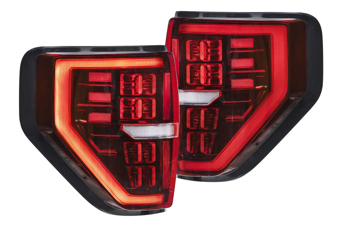 MORIMOTO XB LED TAIL LIGHTS - Ford F-150 and Gen 1 Raptor (09-14): Red  LF720 & Smoked LF721