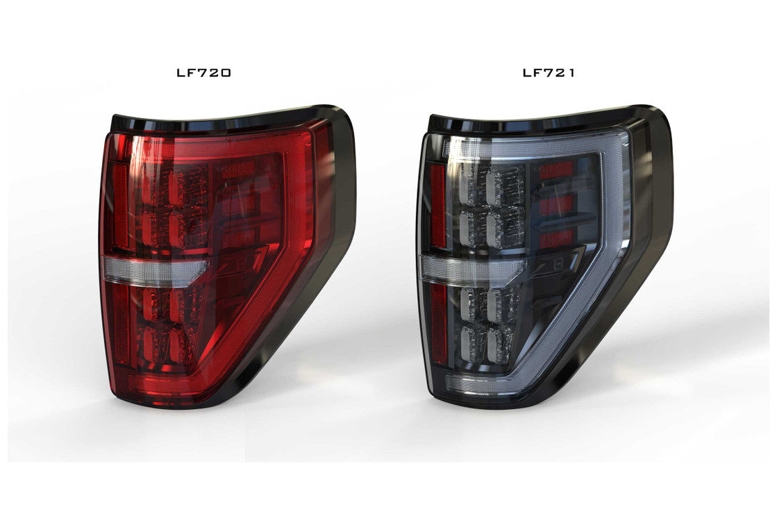 MORIMOTO XB LED TAIL LIGHTS - Ford F-150 and Gen 1 Raptor (09-14): Red  LF720 & Smoked LF721