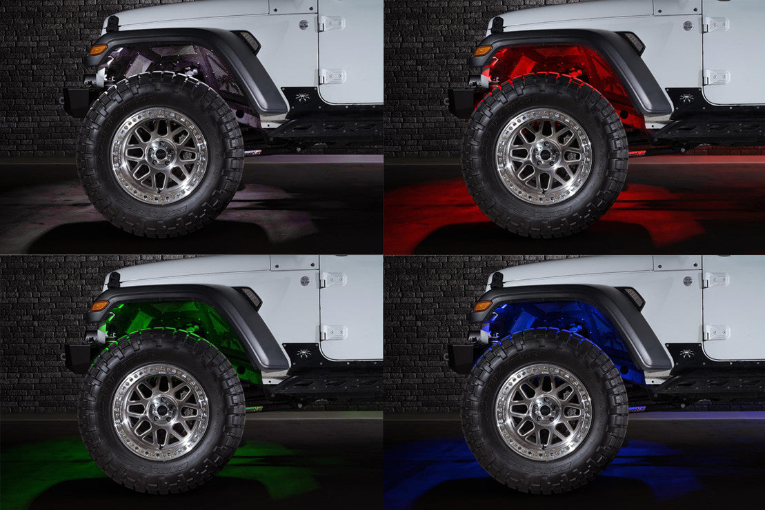 BOMB PROOF UNDERGLOW MORIMOTO ROCK LIGHT KIT: COLOR CHANGING