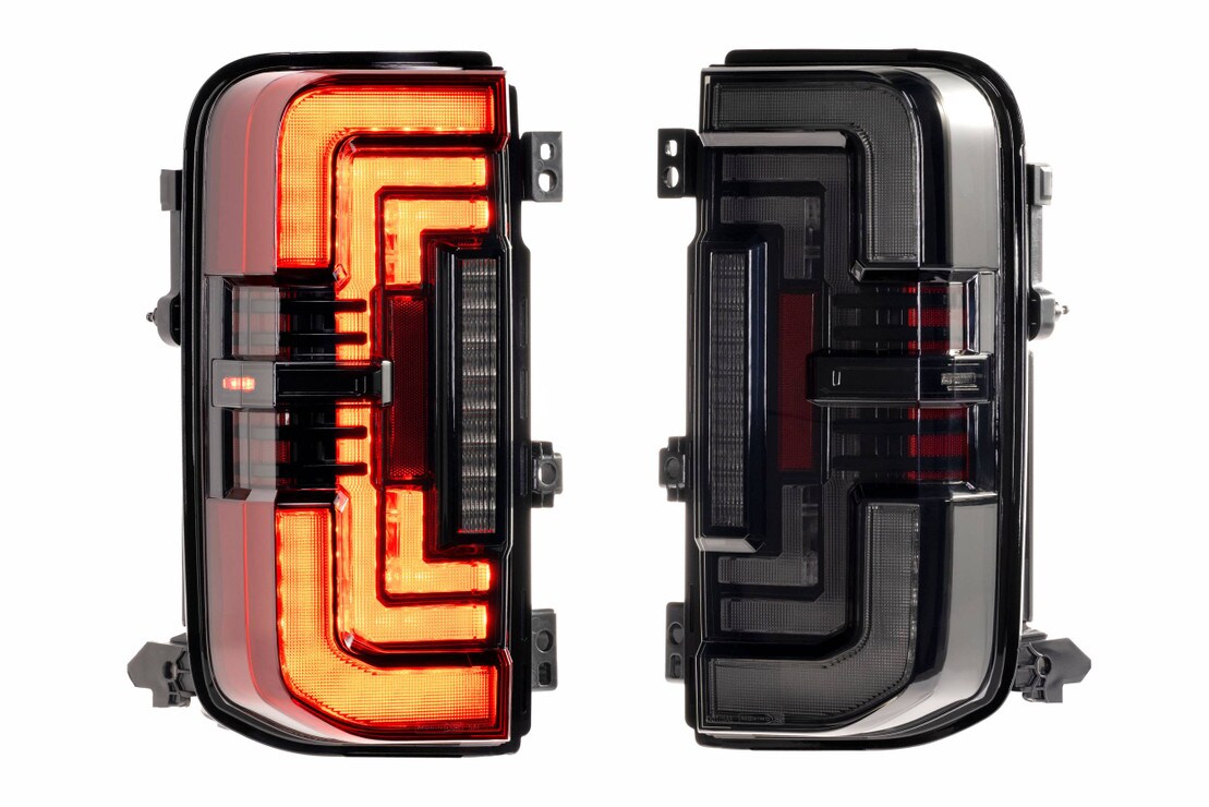 Morimoto Ford Bronco (2021+) XB LED Low Profile Tail Lights - Smoked LF750 / Red LF751