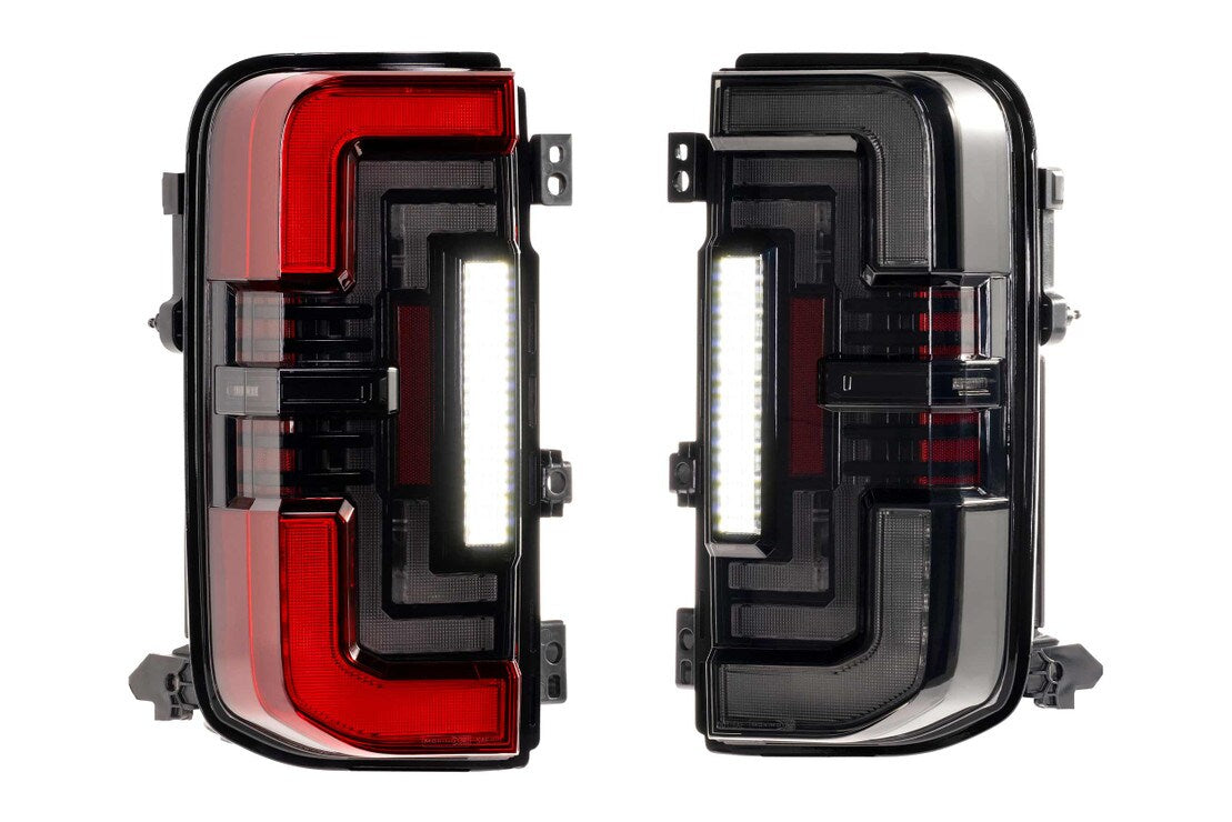 Morimoto Ford Bronco (2021+) XB LED Low Profile Tail Lights - Smoked LF750 / Red LF751