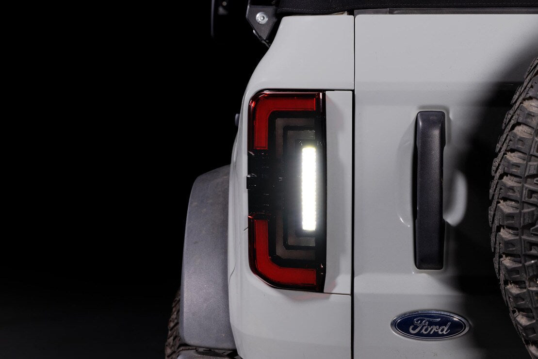 Morimoto Ford Bronco (2021+) XB LED Low Profile Tail Lights - Smoked LF750 / Red LF751