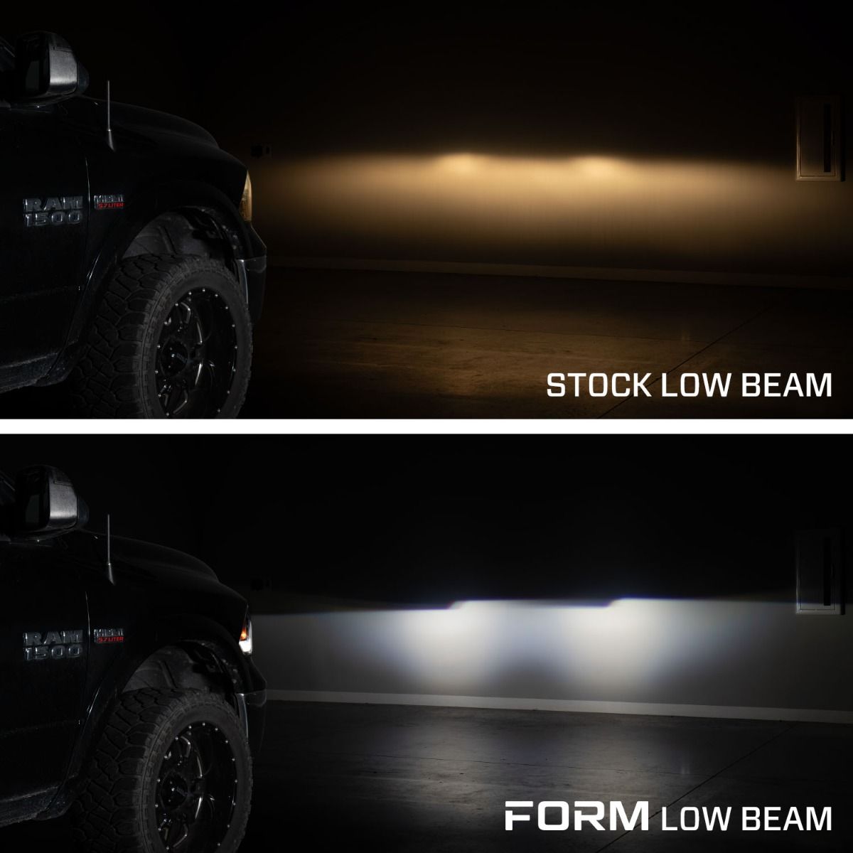 2009-2018 RAM 1500/2500/3500 LED PROJECTOR HEADLIGHTS (PAIR) (FL0016)
