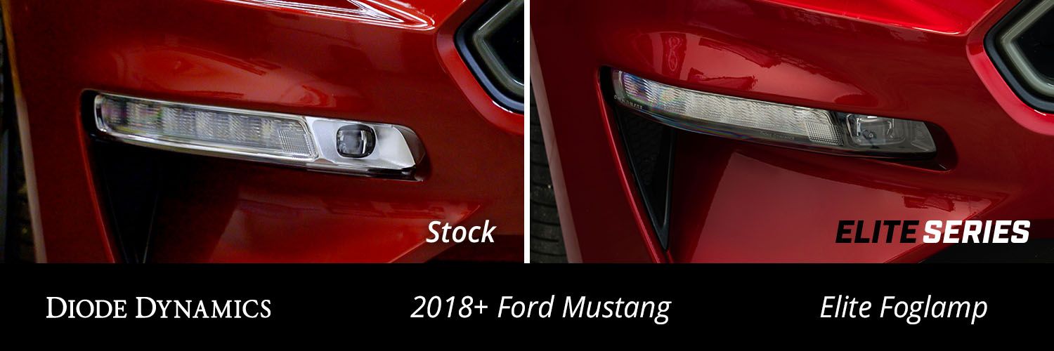 Elite Series Combination Fog Lamp For 2018-2023 Ford Mustang (USDM) (Pair)