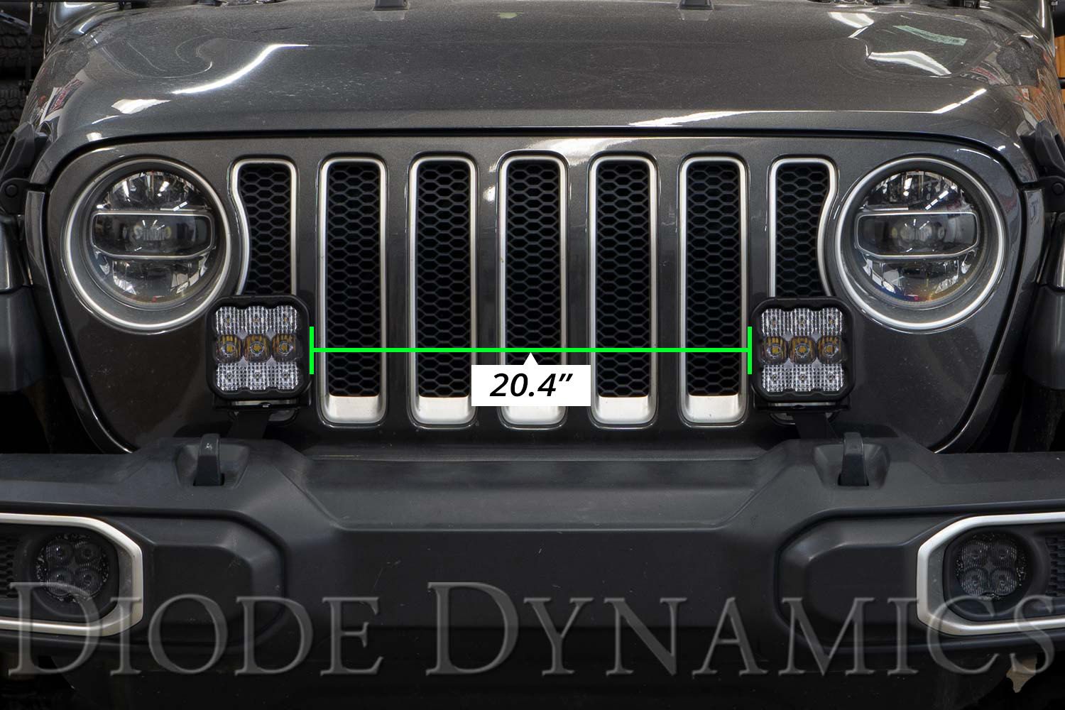 SS5 Bumper LED Pod Light Kit For 2020-2023 Jeep Gladiator