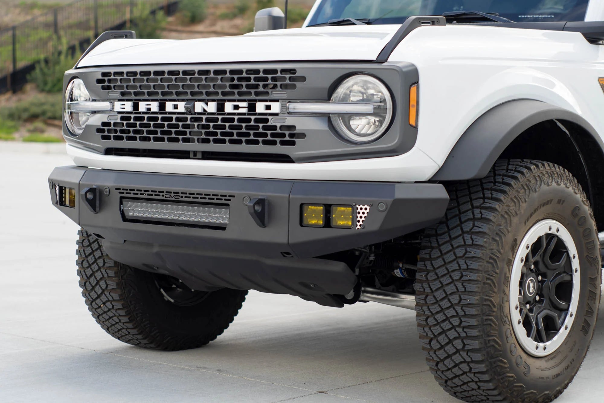 DV8 2021-2024 Ford Bronco | OE Plus Series Front Bumper V2 FBBR-06