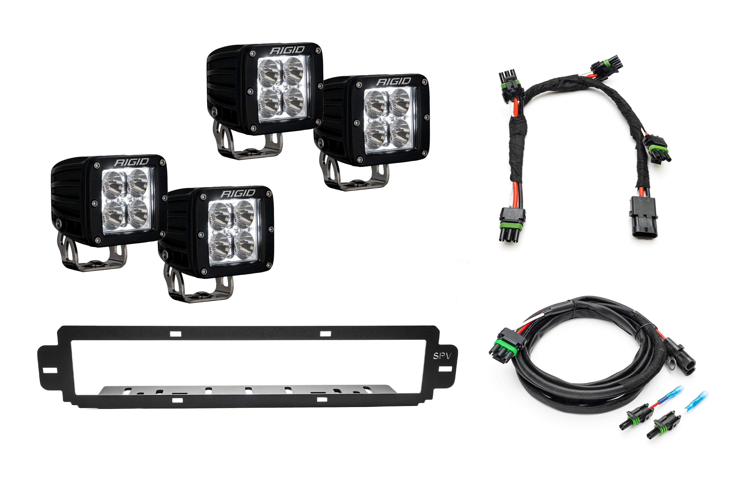 SPV Parts 2021-2025 Ford F-150 Raptor BUMPER Grille Rigid Radiance/Scene RGBW Light Kit (Works with BOTH Bumpers)