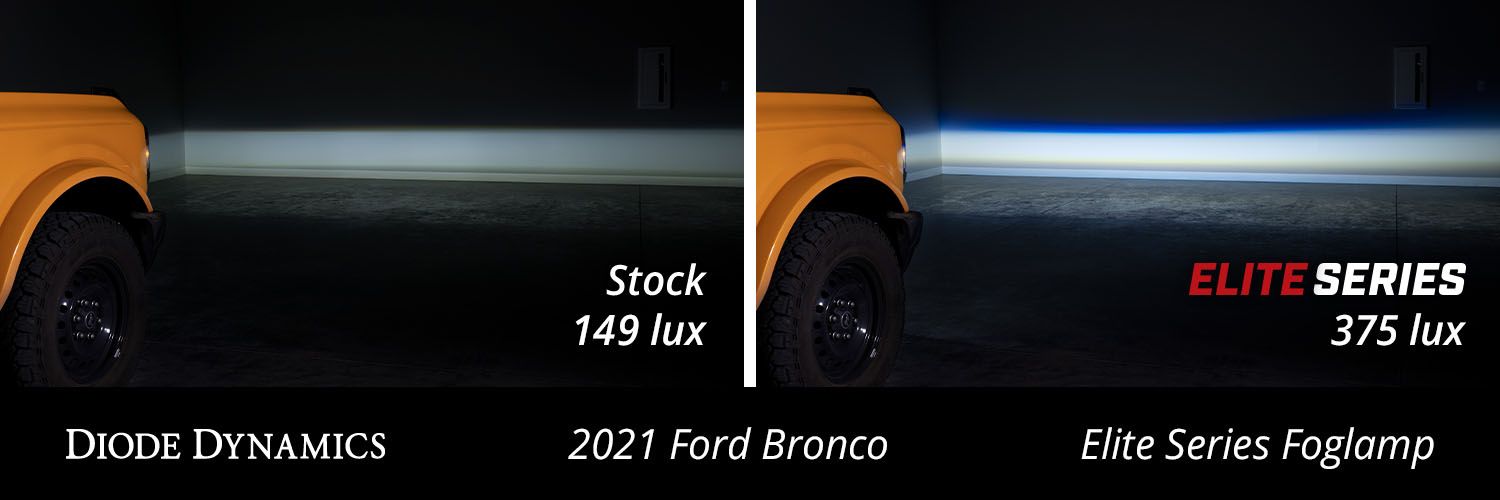Elite Series Fog Lamps for 2021-2023 Ford Bronco (pair)