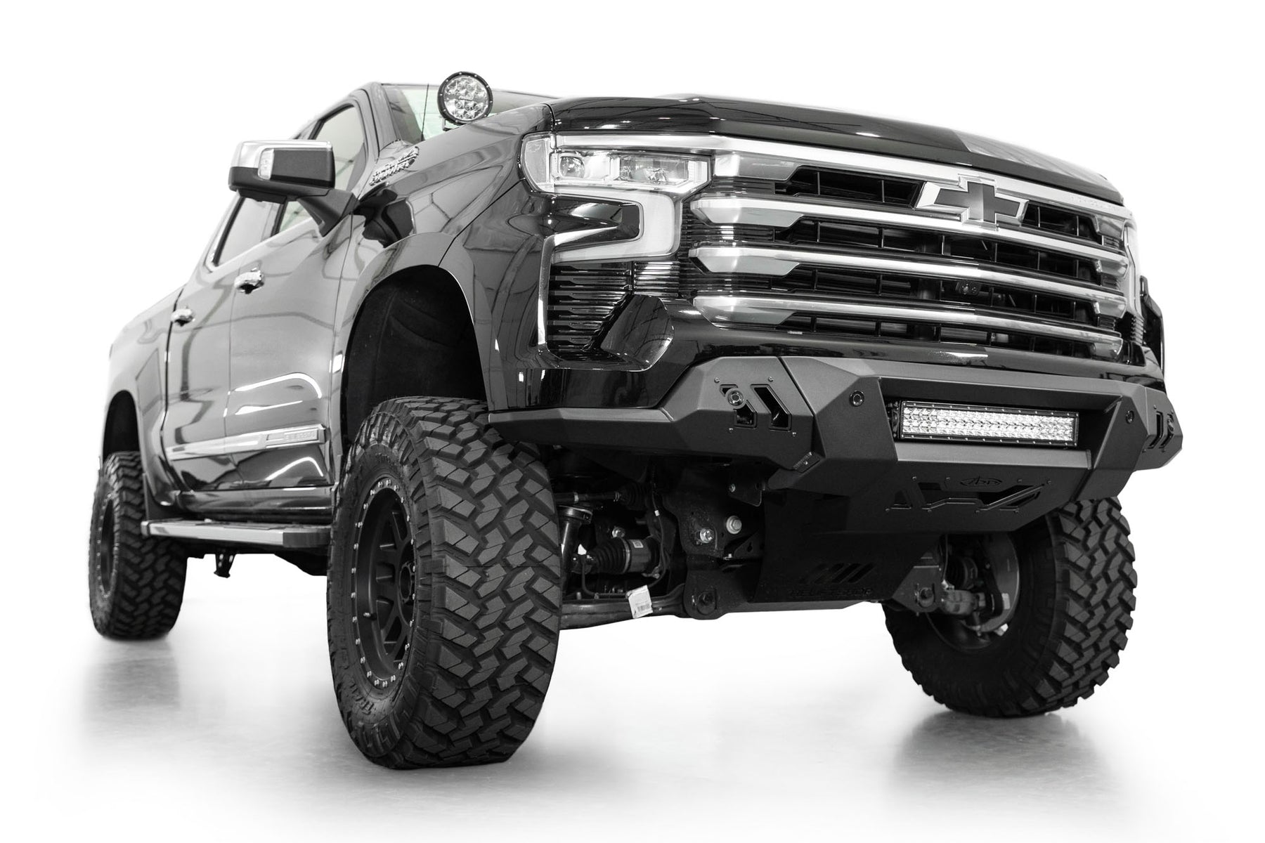 Addictive Desert Designs Chevy Silverado 1500 Black Label Front Bumper