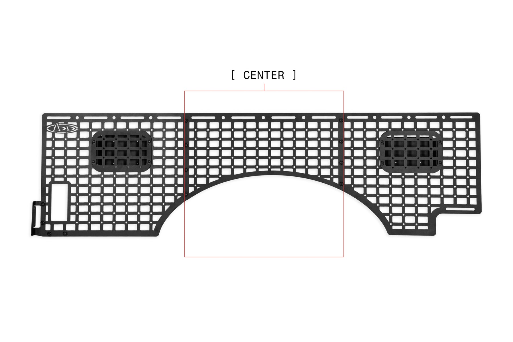 Addictive Desert Designs 2023 Ford Super Duty Bed Side Molle Panels | Driver Center Panel