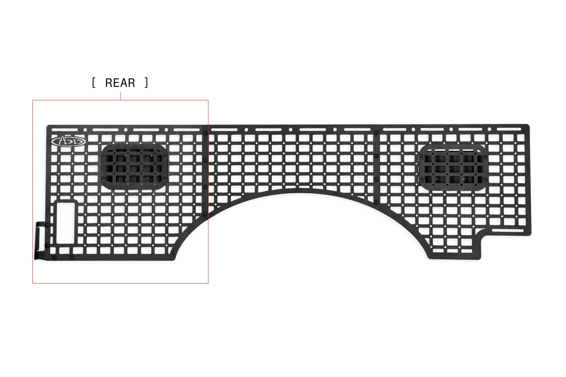 Addictive Desert Designs 2023 Ford Super Duty Bed Side Molle Panels | Driver Rear Panel