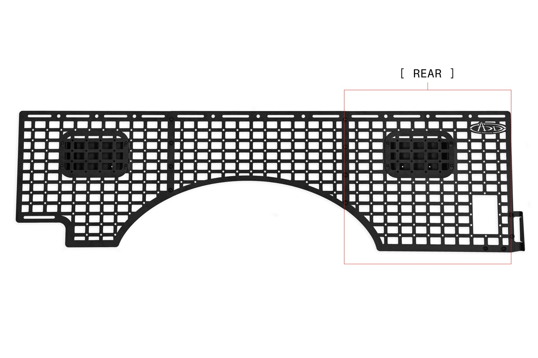 Addictive Desert Designs 2023 Ford Super Duty Bed Side Molle Panels | Passenger Rear Panel