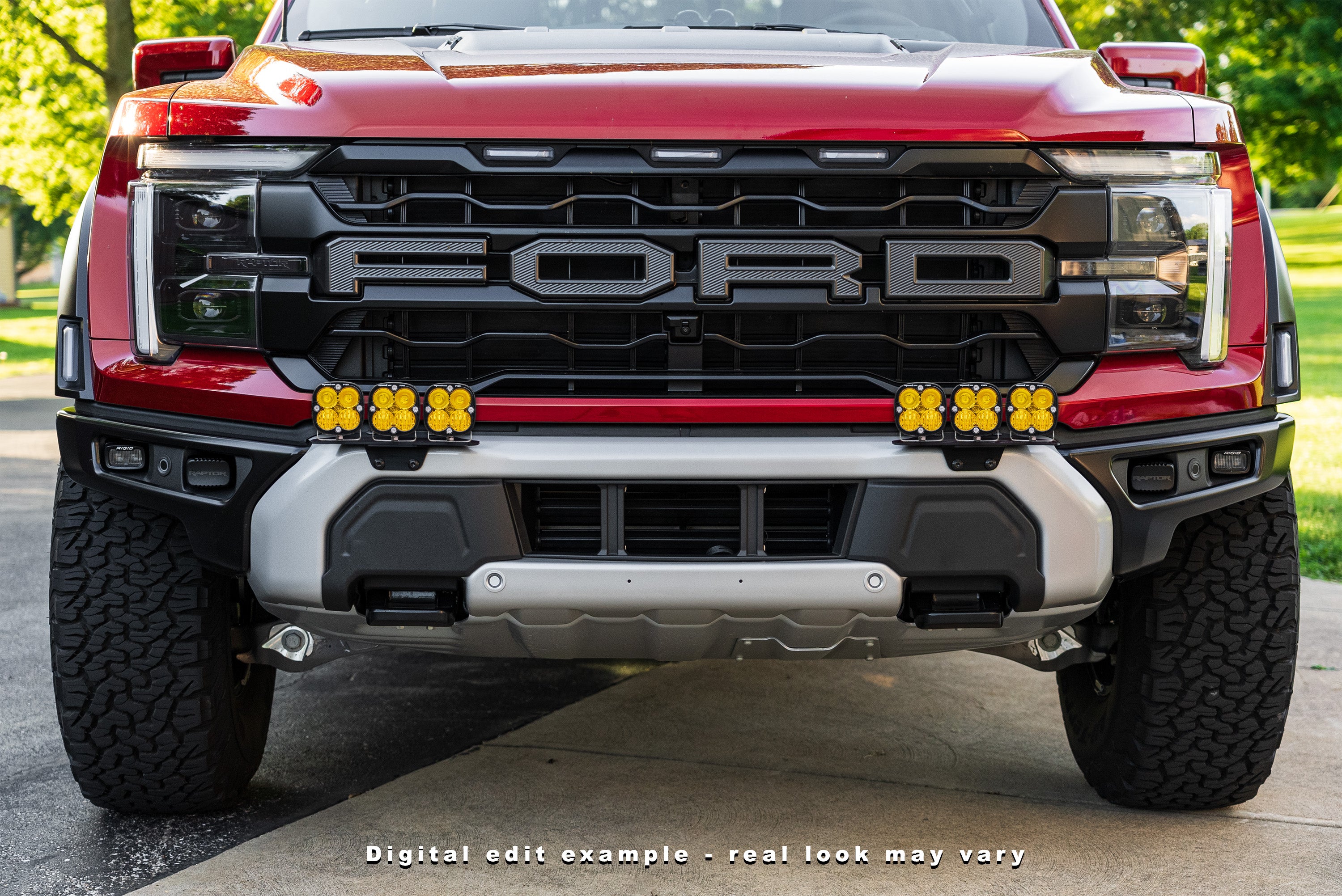 2024+ Gen 3 Ford Raptor MODULAR Bumper POST MOUNT Bracket Kit for ONE or THREE Lights by SPV Parts