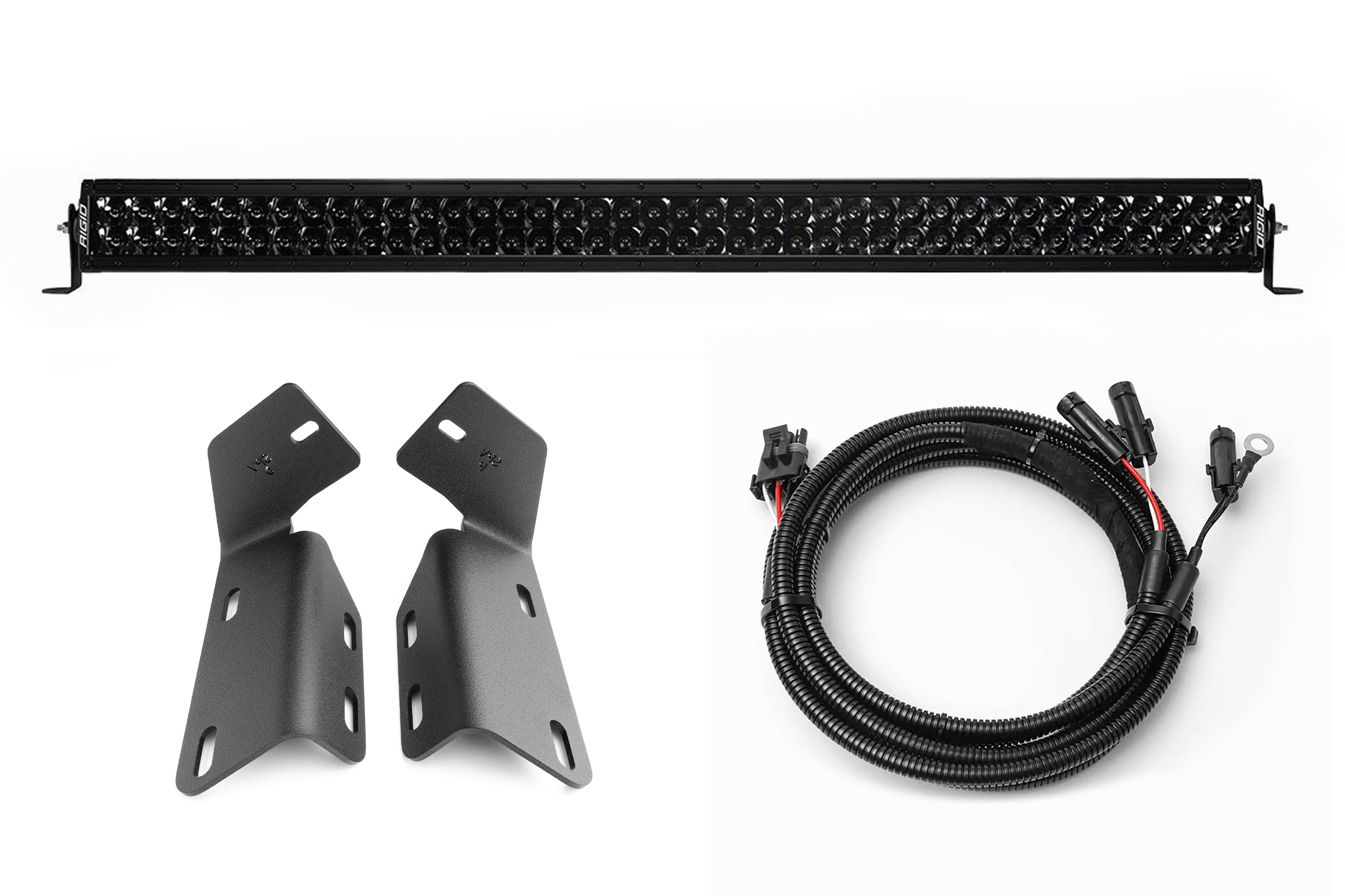 2024+ Gen 3 Ford Raptor MODULAR BUMPER Rigid E-Series or SR Pro 40 inch Bumper Light Bar Kit by SPV Parts