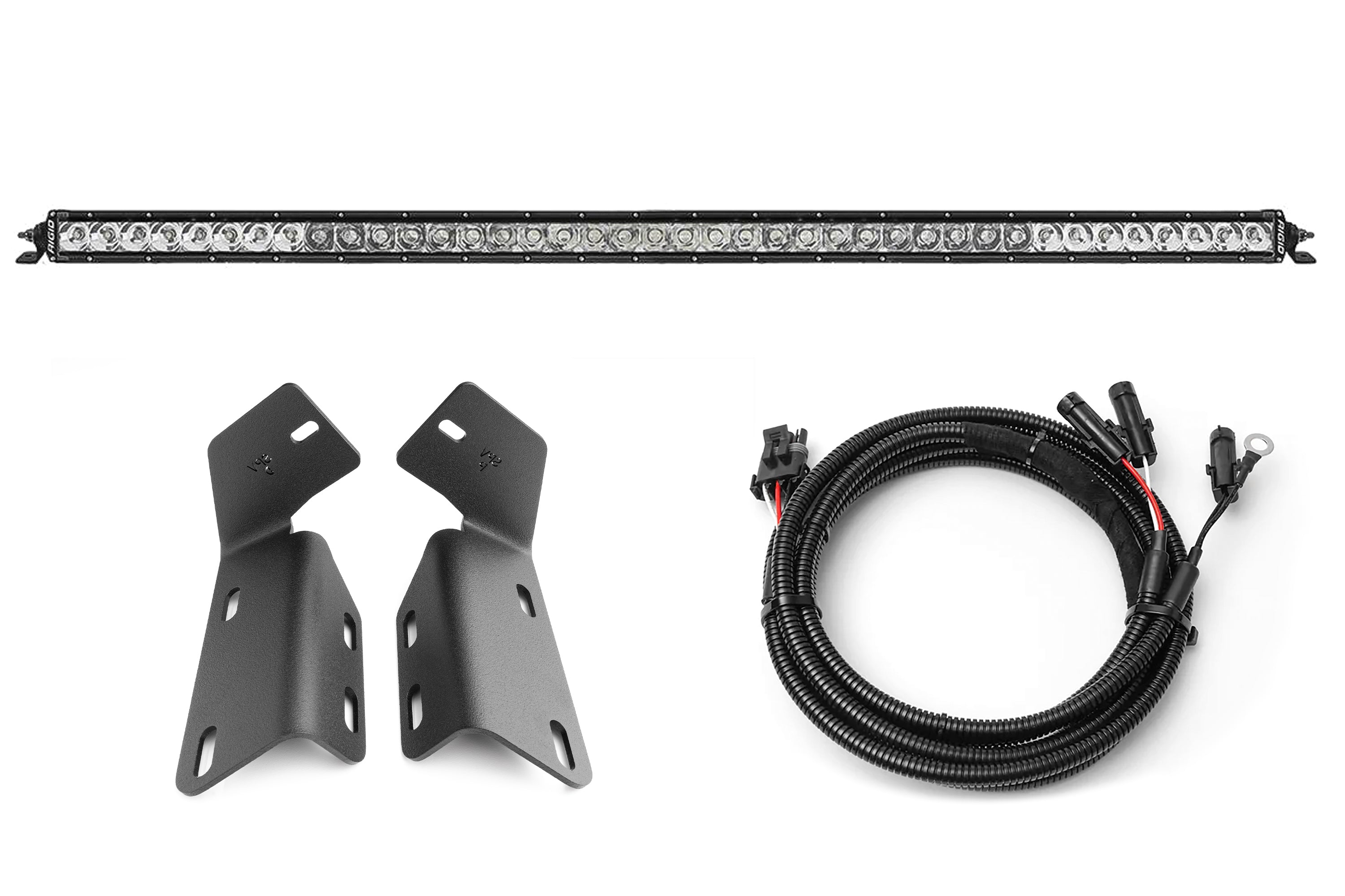 2024+ Gen 3 Ford Raptor MODULAR BUMPER Rigid E-Series or SR Pro 40 inch Bumper Light Bar Kit by SPV Parts