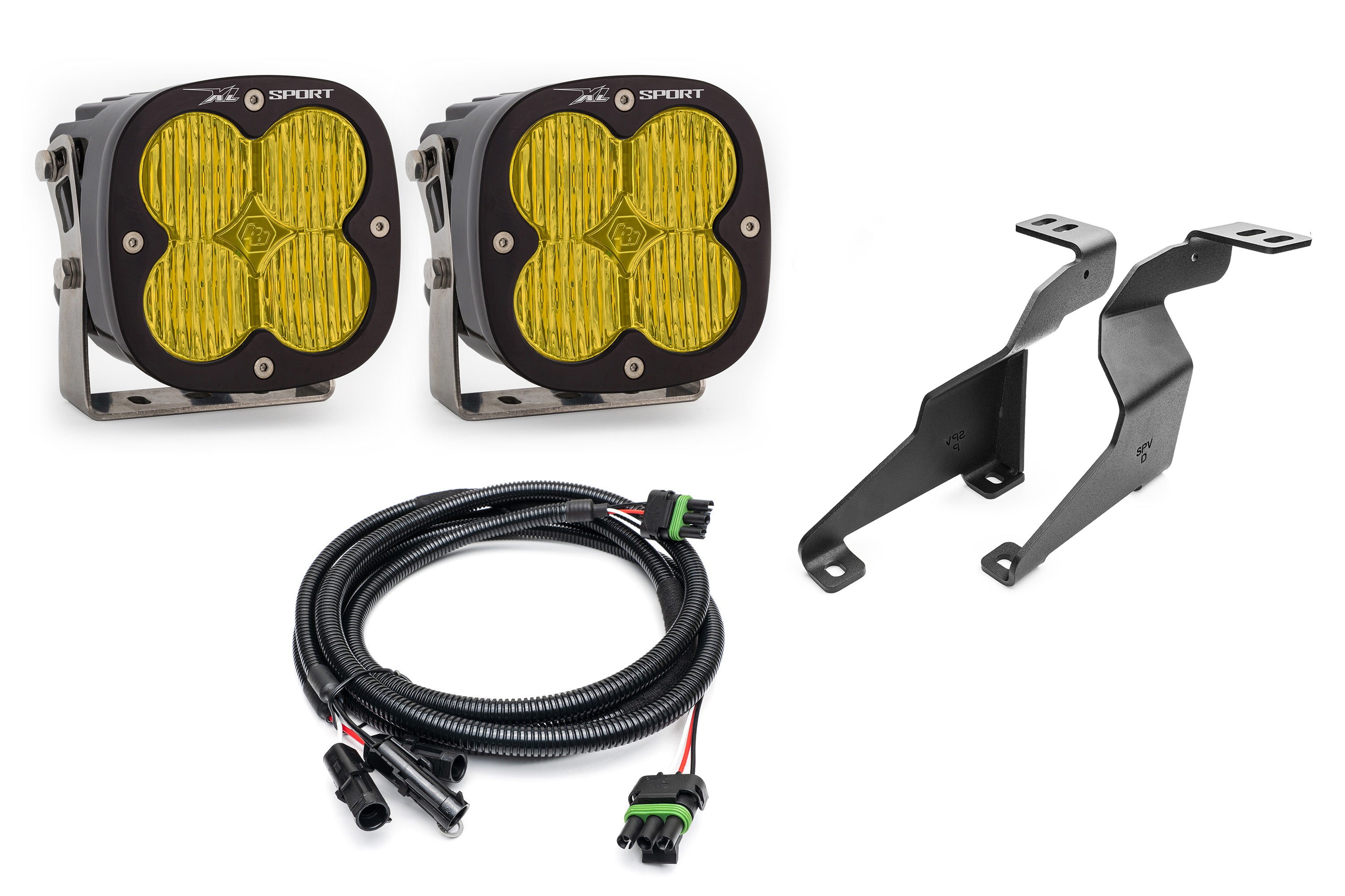 SPV Parts XL Series Baja Designs -  A - Pillar (Ditch) Light Kit for Ford 2021+ F-150, incl Raptor/Tremor