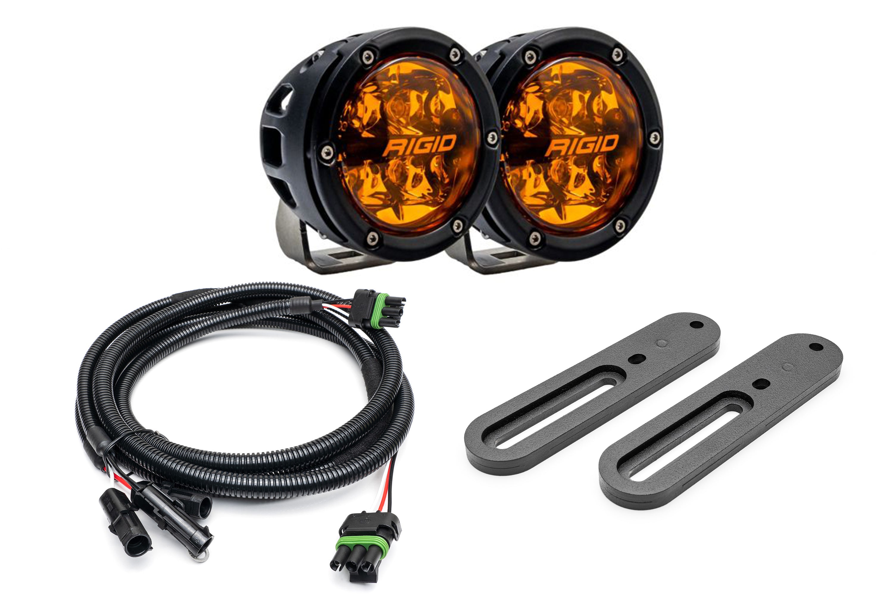 SPV Parts 2021-2025 Ford BRONCO Modular A-Pillar Light Kit (Includes Choice of Rigid Industries lights & SPV A-Pillar Mounts/Custom Harness)