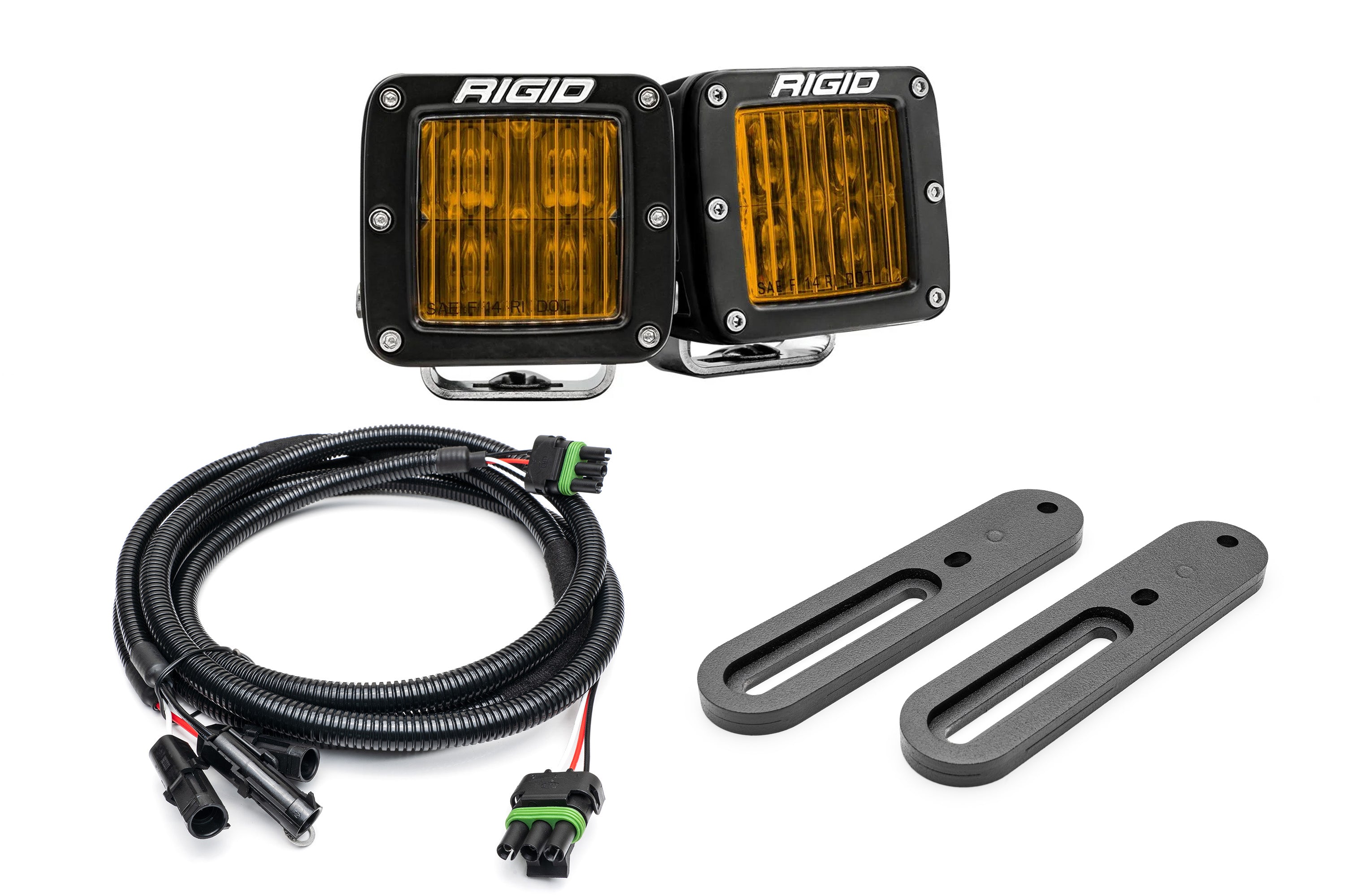 SPV Parts 2021-2025 Ford BRONCO Modular A-Pillar Light Kit (Includes Choice of Rigid Industries lights & SPV A-Pillar Mounts/Custom Harness)