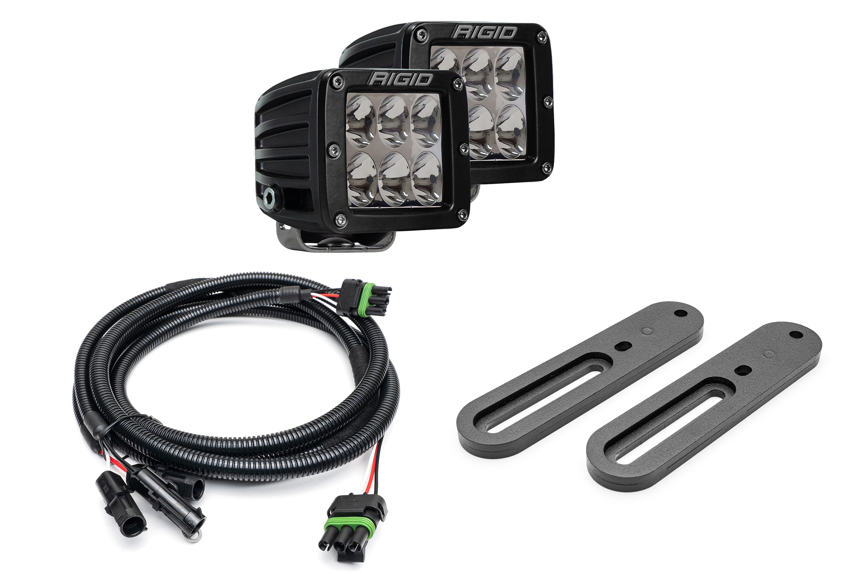 SPV Parts 2021-2025 Ford BRONCO Modular A-Pillar Light Kit (Includes Choice of Rigid Industries lights & SPV A-Pillar Mounts/Custom Harness)