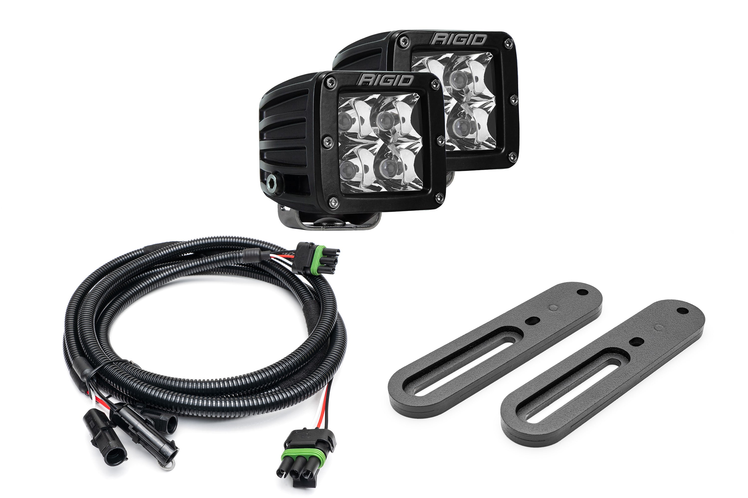 SPV Parts 2021-2025 Ford BRONCO Modular A-Pillar Light Kit (Includes Choice of Rigid Industries lights & SPV A-Pillar Mounts/Custom Harness)