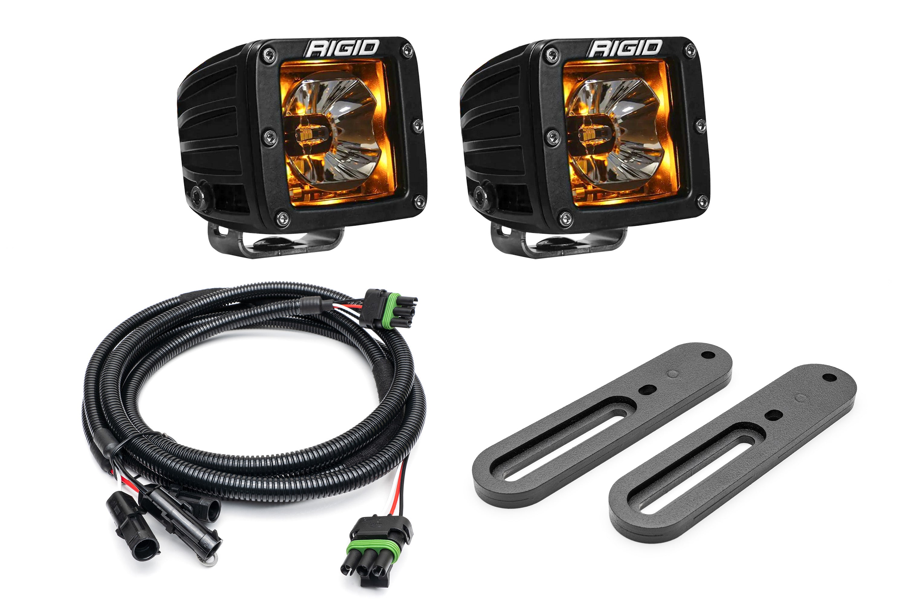 SPV Parts 2021-2025 Ford BRONCO Modular A-Pillar Light Kit (Includes Choice of Rigid Industries lights & SPV A-Pillar Mounts/Custom Harness)