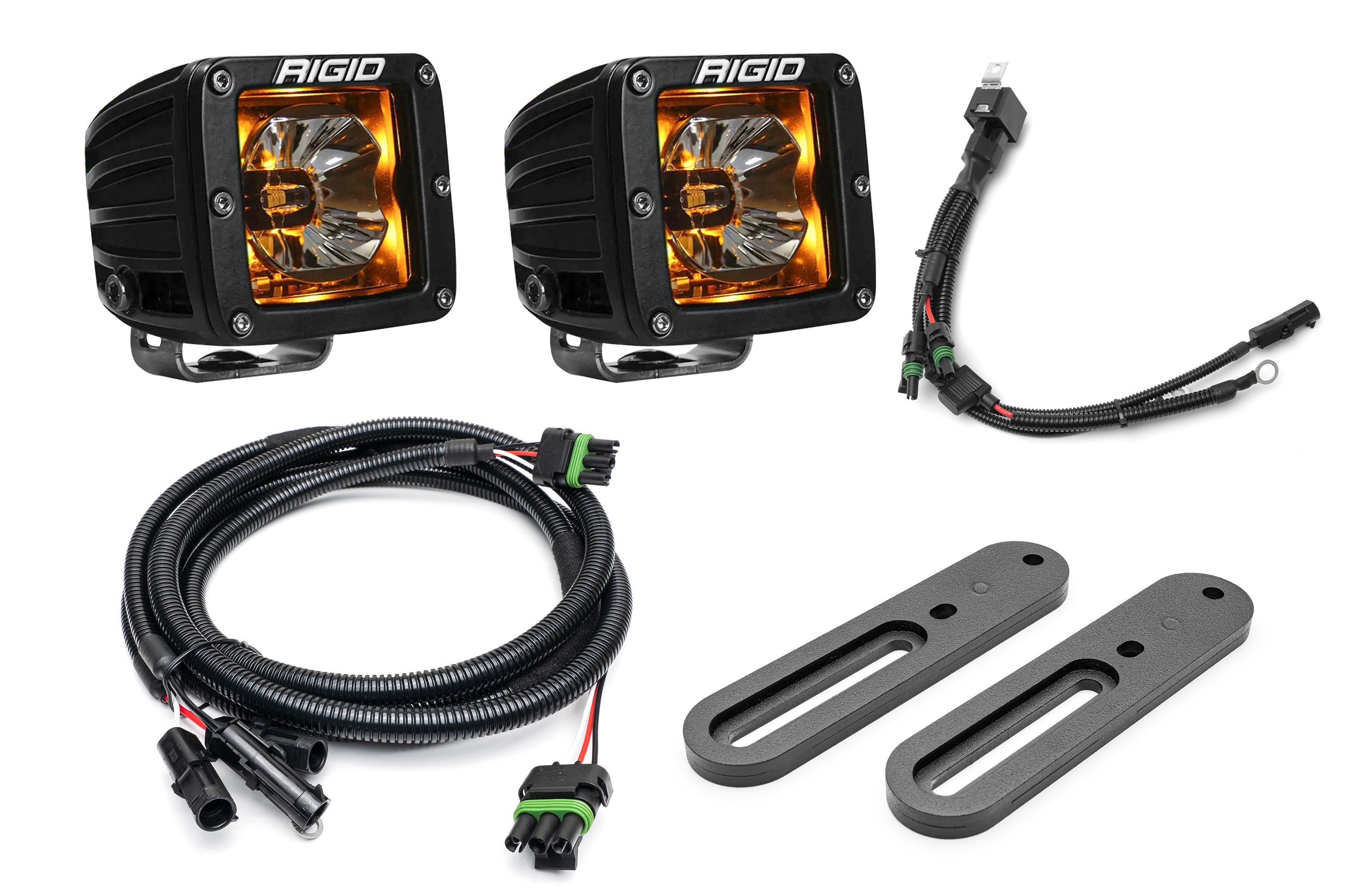 SPV Parts 2021-2025 Ford BRONCO Modular A-Pillar Light Kit (Includes Choice of Rigid Industries lights & SPV A-Pillar Mounts/Custom Harness)